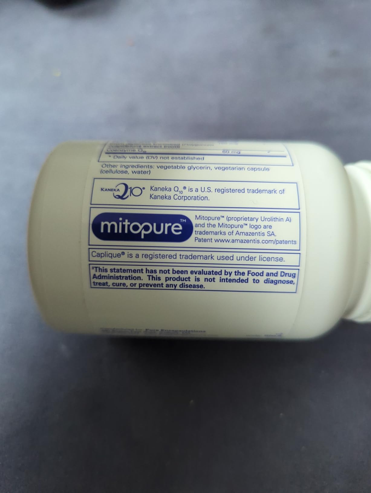 Pure Encapsulations Renual | Urolithin A Supplement | Support for Muscle Function, Cellular Energy Production, Mitochondrial Health, and Healthy Aging* | 60 Caplique Capsules customer photo 1