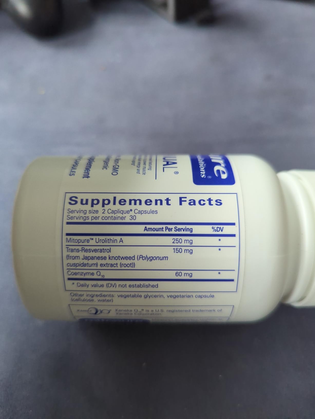 Pure Encapsulations Renual | Urolithin A Supplement | Support for Muscle Function, Cellular Energy Production, Mitochondrial Health, and Healthy Aging* | 60 Caplique Capsules customer photo 2