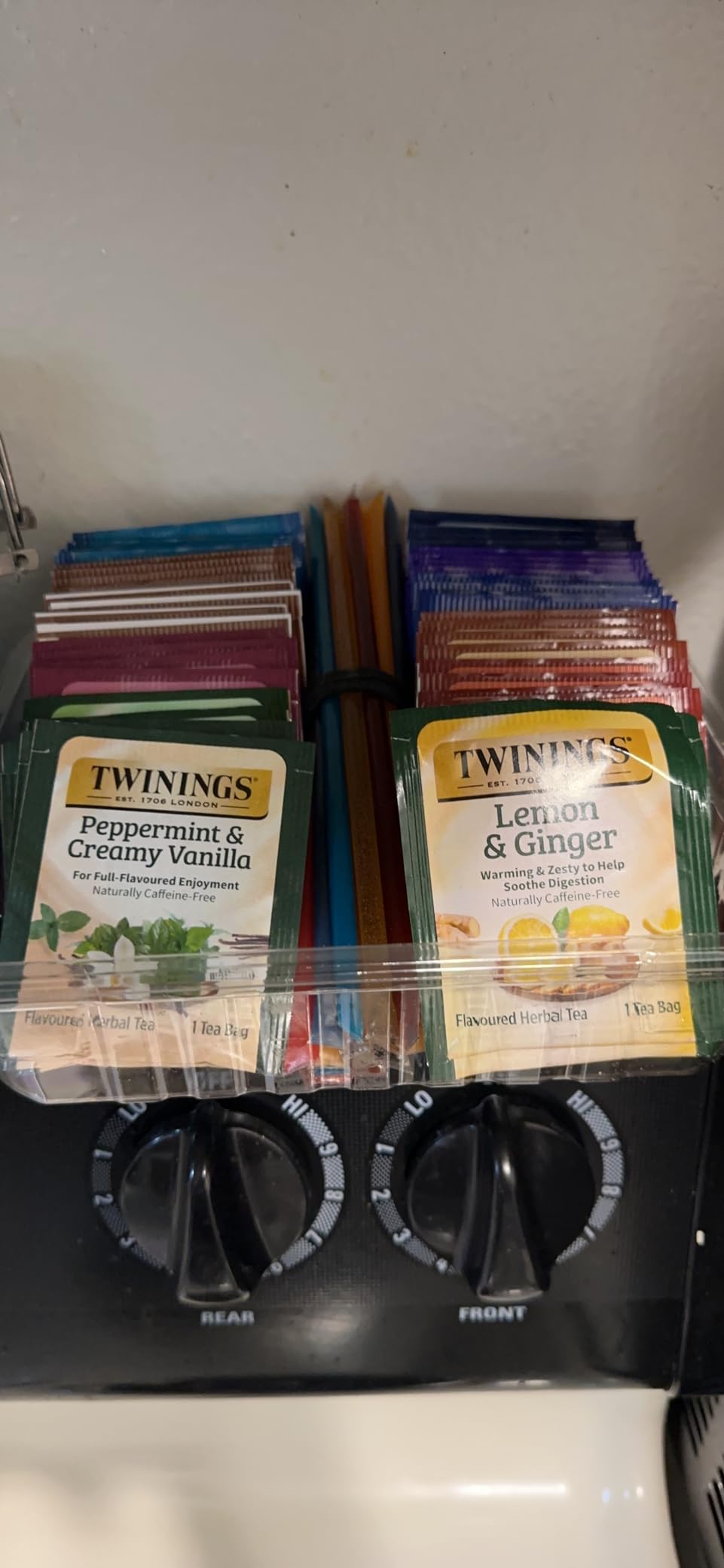 Twinings 48 Tea Bags Herbal Variety Pack - 12 Caffeine-Free Flavors + 20 Honey Sticks, Relaxing Herbal Tea Gift Set for Tea Lovers, Bedtime & Daily Wellness customer photo 1