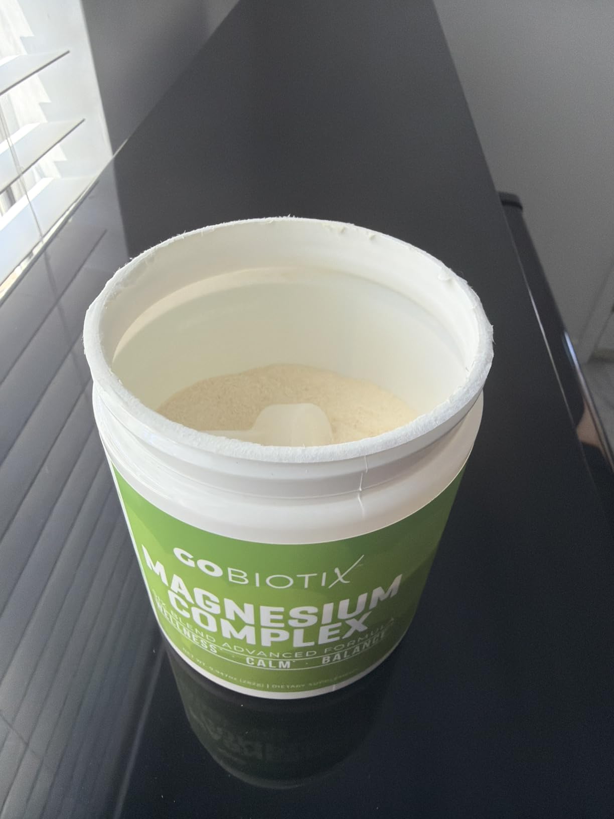 GOBIOTIX Magnesium Glycinate Powder - 6-Form Magnesium Complex: Malate, Citrate & More - Sleep, Stress & Calm Support for Women & Men - High Absorption, Sugar Free - 420mg, 60 Servings (Peach Tea) customer photo 1