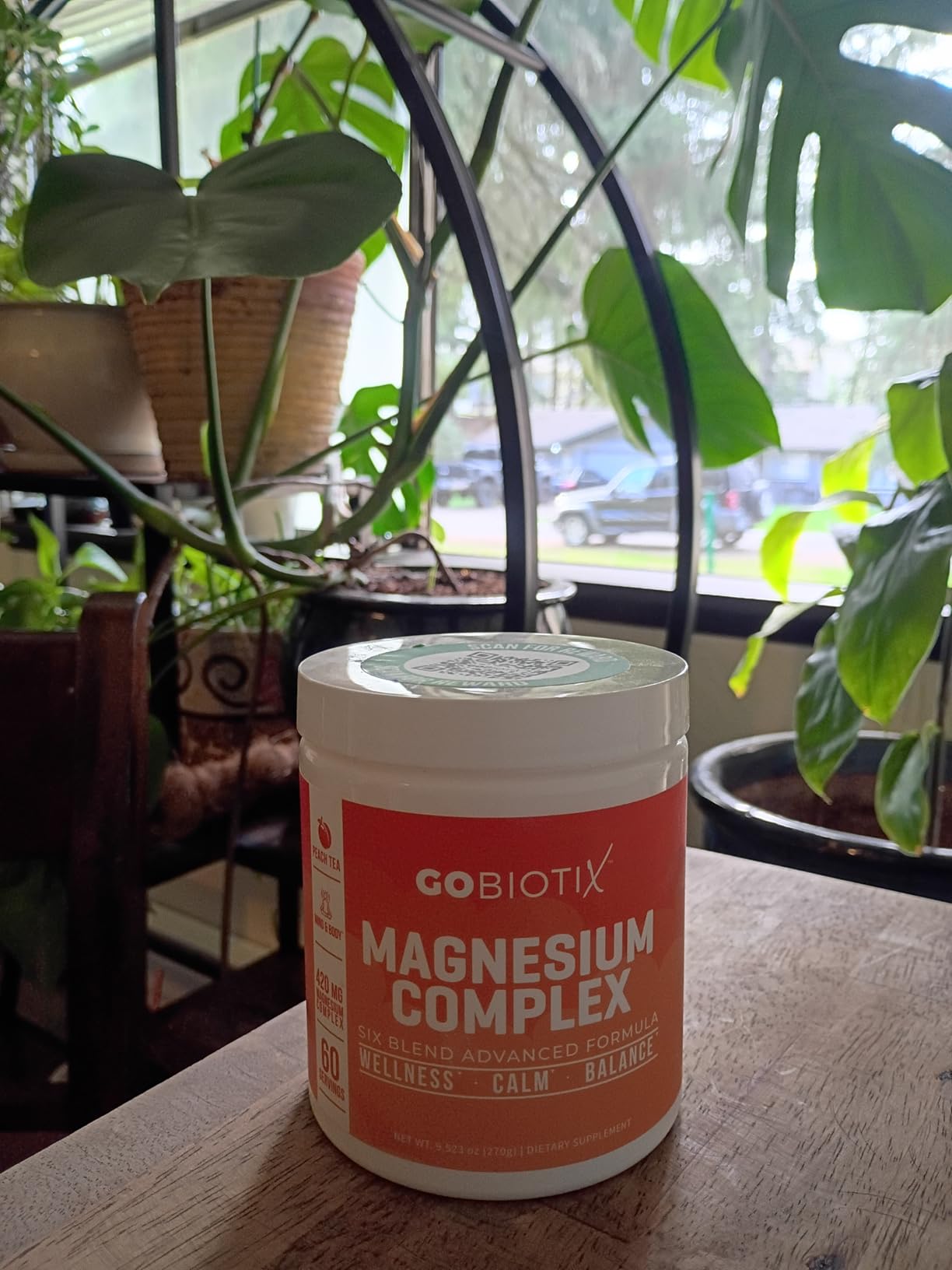 GOBIOTIX Magnesium Glycinate Powder - 6-Form Magnesium Complex: Malate, Citrate & More - Sleep, Stress & Calm Support for Women & Men - High Absorption, Sugar Free - 420mg, 60 Servings (Peach Tea) customer photo 2