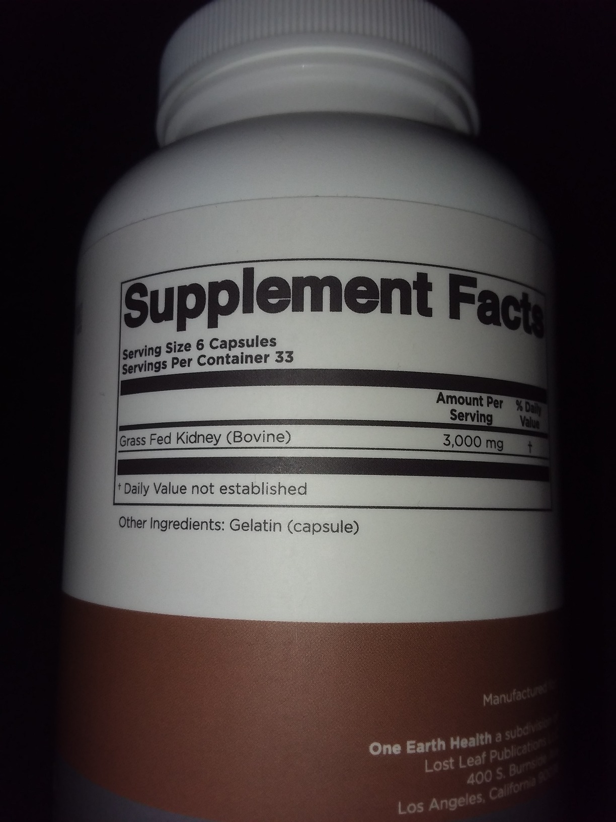 Grass Fed Beef Kidney Supplement - (200 Count) New Zealand Sourced for Kidney Support and DAO Health customer photo 2