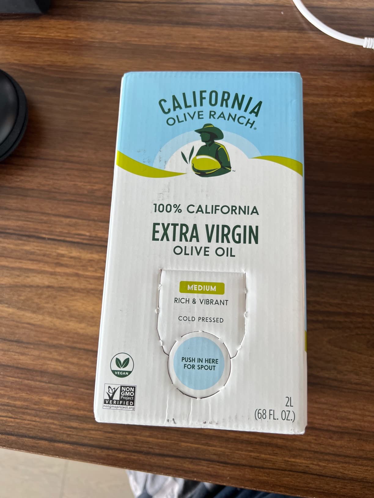 California Olive Ranch, 100% California Bag-in-Box Extra Virgin Olive Oil, 2L (Pack of 1) customer photo 1