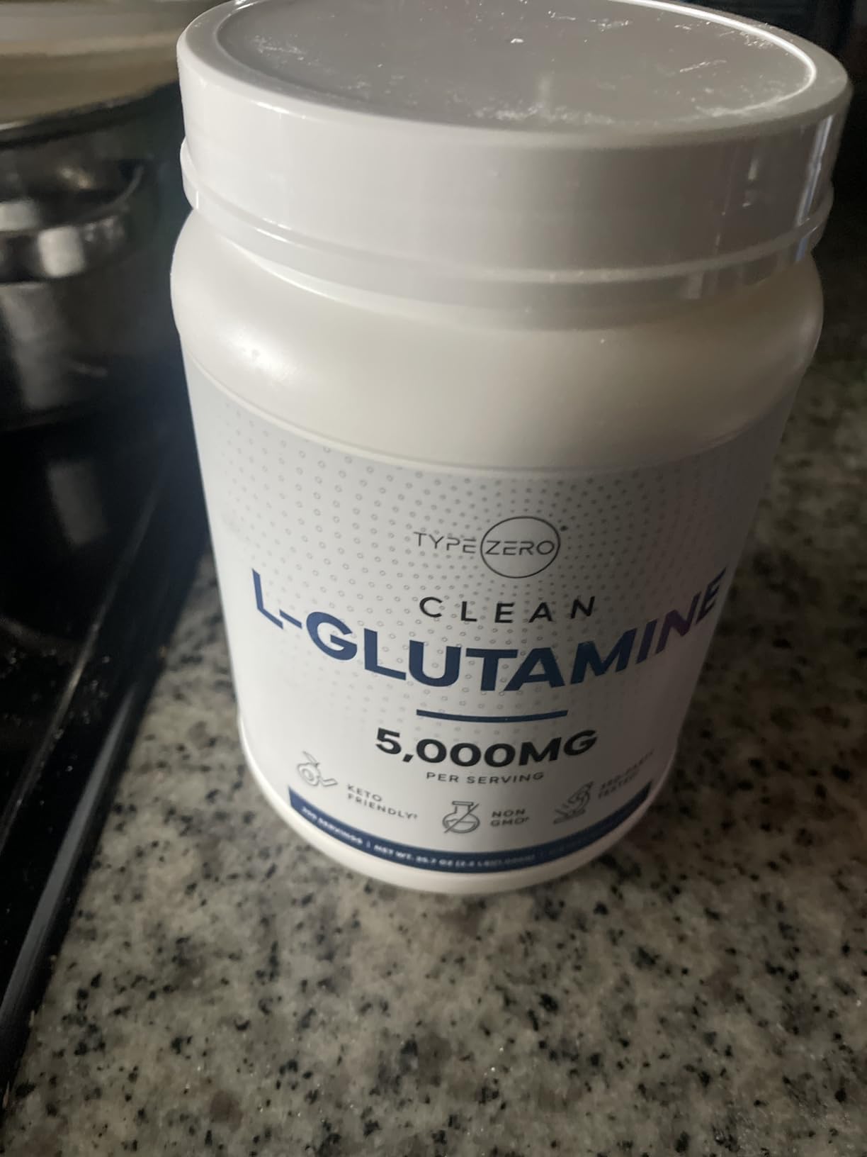 Type Zero L Glutamine Powder, 200 Servings of 5000mg - 6 Month Supply, for Gut Health, Gastrointestinal Lining Support & Recovery for Women/Men - Vegan, Gluten Free, No Fillers, Unflavored customer photo 2