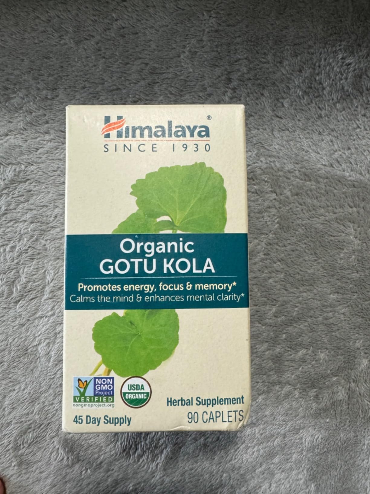 Himalaya Organic Gotu Kola, 45 Day Supply - Herbal Nootropic Supplement with Adaptogens for Energy, Focus, Memory, and Calming Relaxation - Vegan, Non-GMO, Gluten Free, 650 mg, 90 Caplets customer photo 2