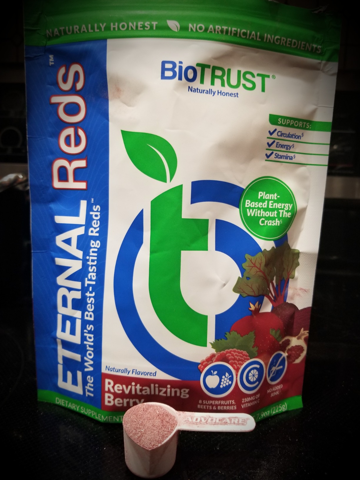BioTrust Eternal Reds, Red Superfoods Powder, Support for Heart Health and Circulation, Energy, Stamina, No Added Sugar or Caffeine, Naturally Flavored and Sweetened, Berry Flavor (30 Servings) customer photo 1