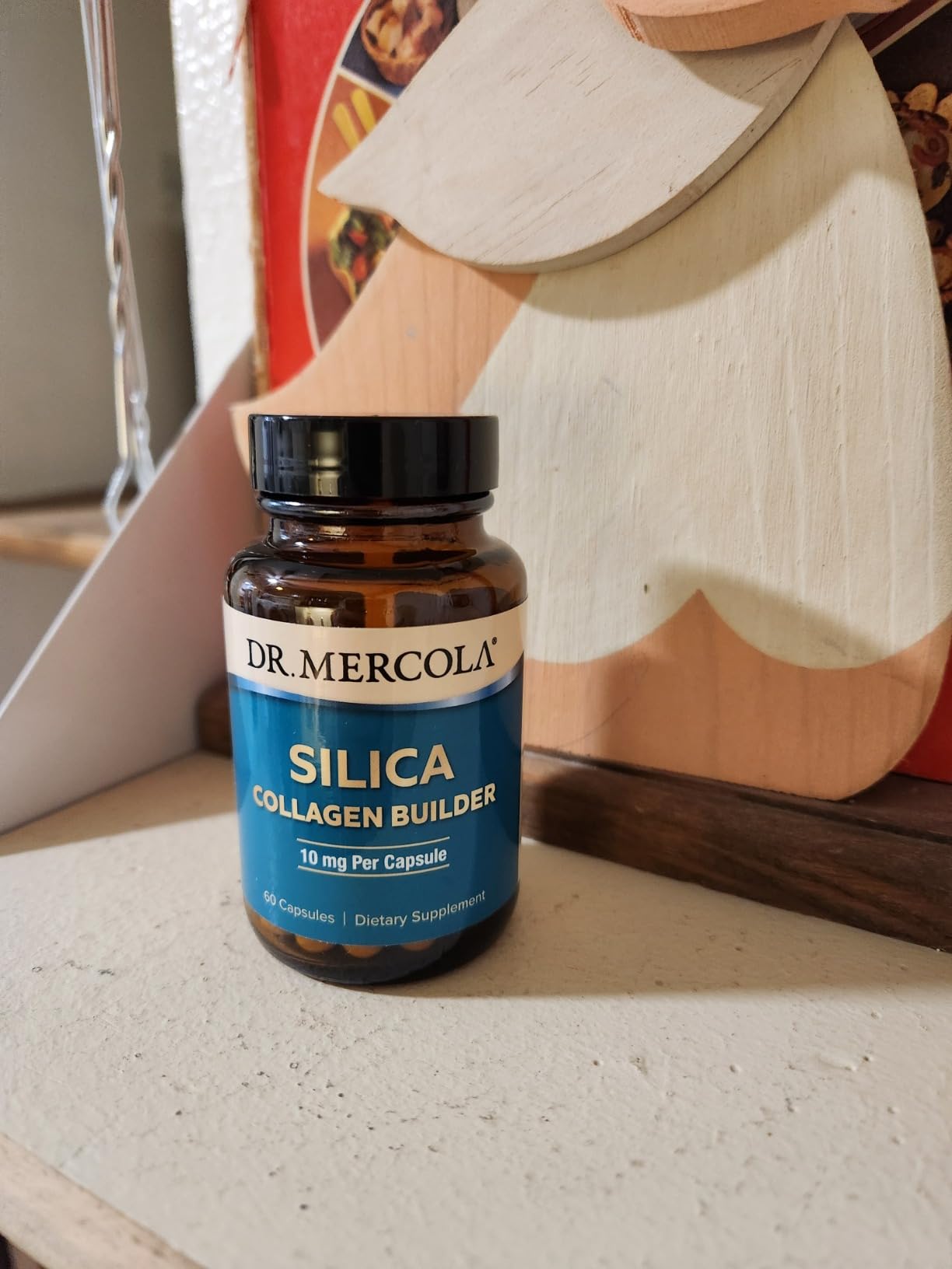 Dr. Mercola Silica Collagen Builder - Plant-Based Silica Supplement to Support Skin, Hair, Nail & Bone Health - Non-GMO, Gluten-Free & Soy-Free - 60 Capsules (60 Servings) customer photo 2