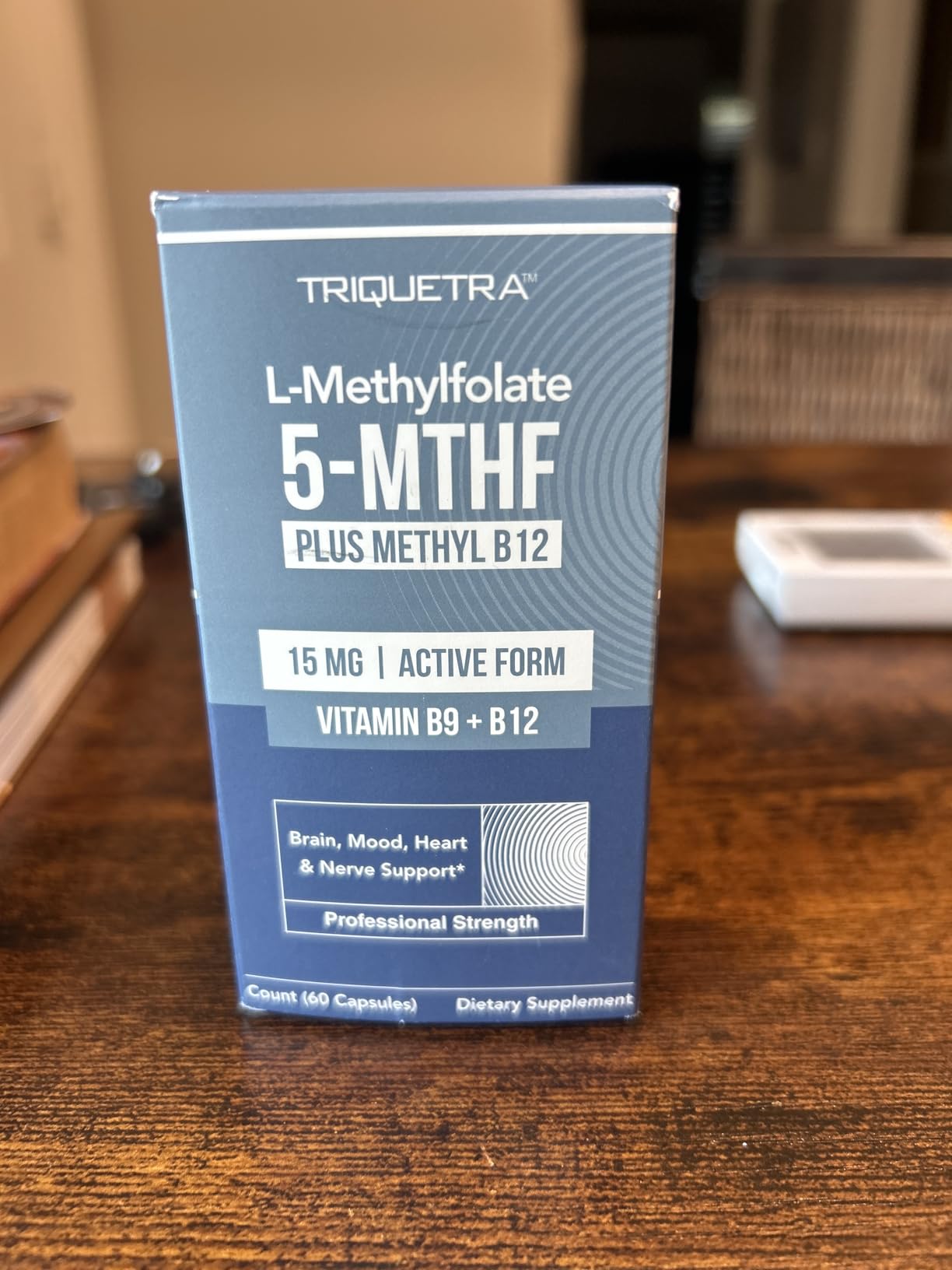L Methyl Folate 15mg Plus Methyl B12 Cofactor - High Potency, Active 5-MTHF Form - Supports Mood, Methylation, Cognition - Bioactive Forms of Vitamin B9 & B12 (60 Capsules - 60 Servings) customer photo 1