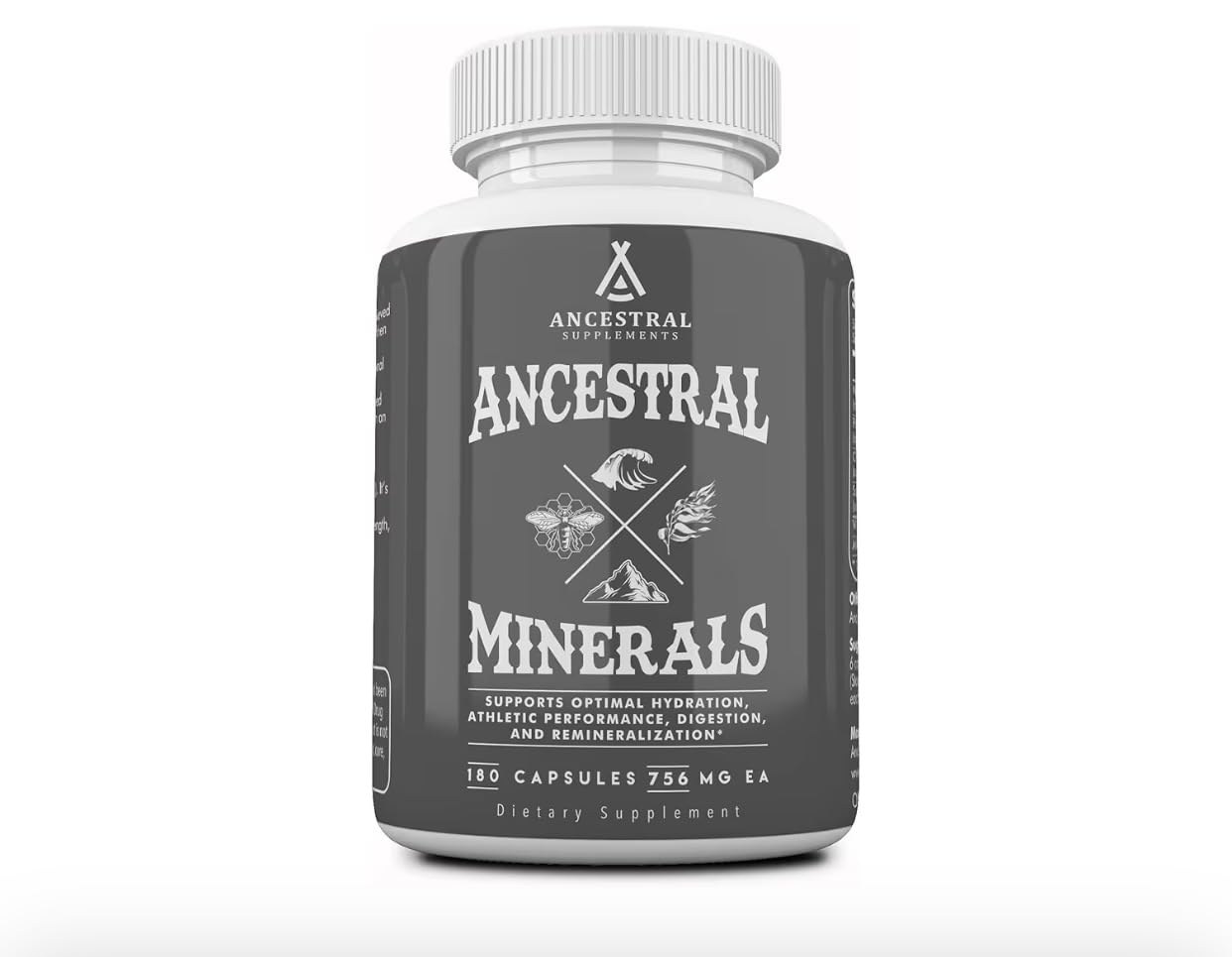 Ancestral Supplements Minerals & Electrolytes with Magnesium, Potassium, Sodium, Supports Optimal Hydration, Immune Health, Athletic Performance, Digestion, and Remineralization, 180 Capsules customer photo 2