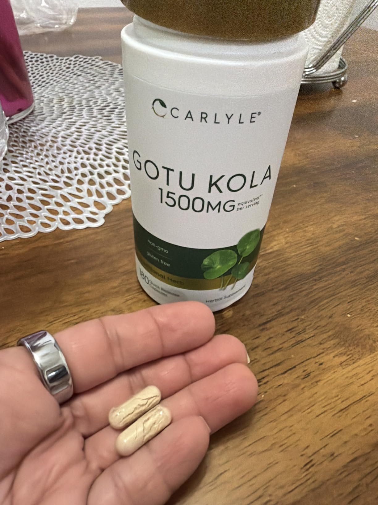Carlyle Gotu Kola Supplement, 180 Capsules, Traditional Herbal Extract, Non-GMO & Gluten Free Formula customer photo 1