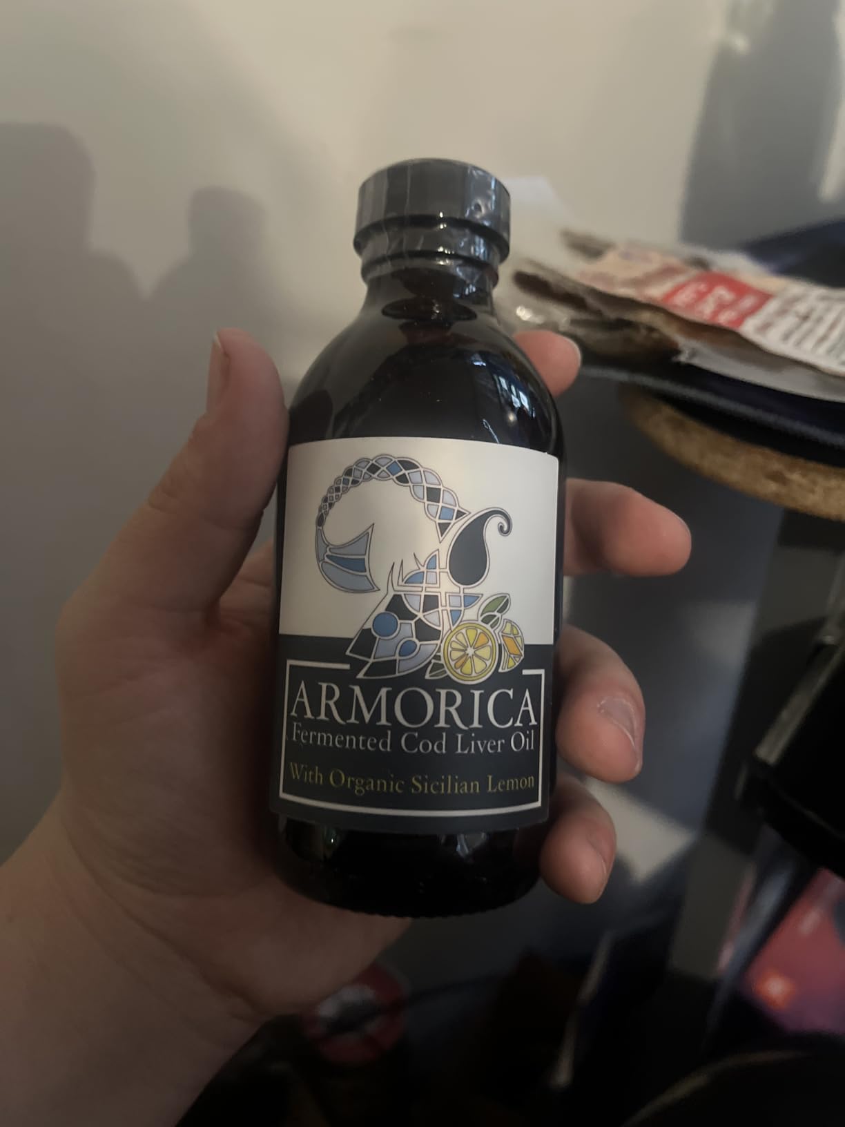 Fermented Cod Liver Oil - Cold Processed, Lacto-Fermented & Raw Cod Liver Oil - Made Exclusively with Atlantic Cod (Sicilian Lemon Organic, 200ml (6.67Fl oz)) customer photo 1