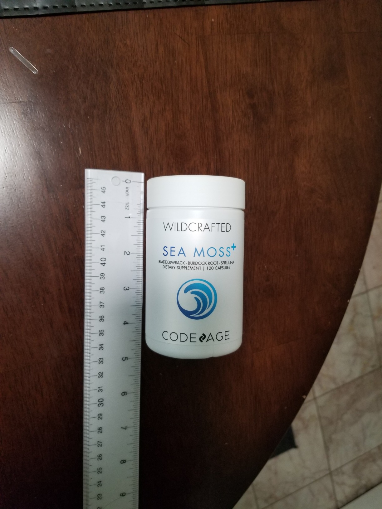 Codeage Raw Wildcrafted Irish Sea Moss Supplement, Spirulina Algae, Bladderwrack Seaweed, Burdock Root, Black Pepper, Vegan, Non-GMO, 120 Capsules customer photo 1