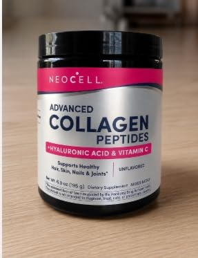 NeoCell Super Collagen Powder, Collagen Plus includes Vitamin C & Hyaluronic Acid, Promotes Healthy Hair, Beautiful Skin, & Nail Support, Collagen Type 1 & 3, 12g Collagen per Serving, 20.6 Oz customer photo 1
