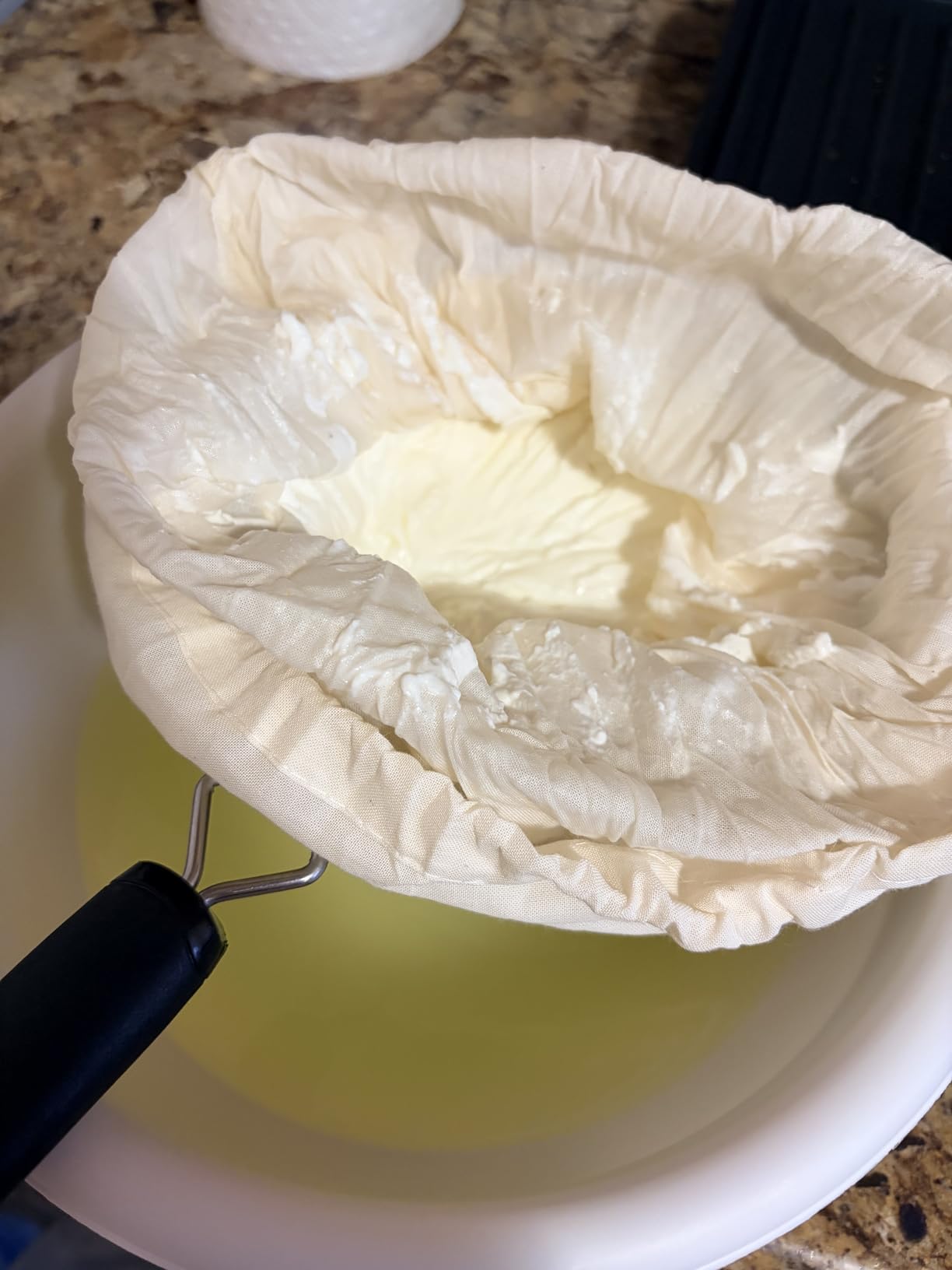Cotton Farm Nut Milk Bag & Cheese Cloth Bag (Ultra Dense), XL 14 × 14 Inch, 100% Unbleached Cotton Cheesecloth for Precise Food Straining, Washable & Reusable customer photo 2