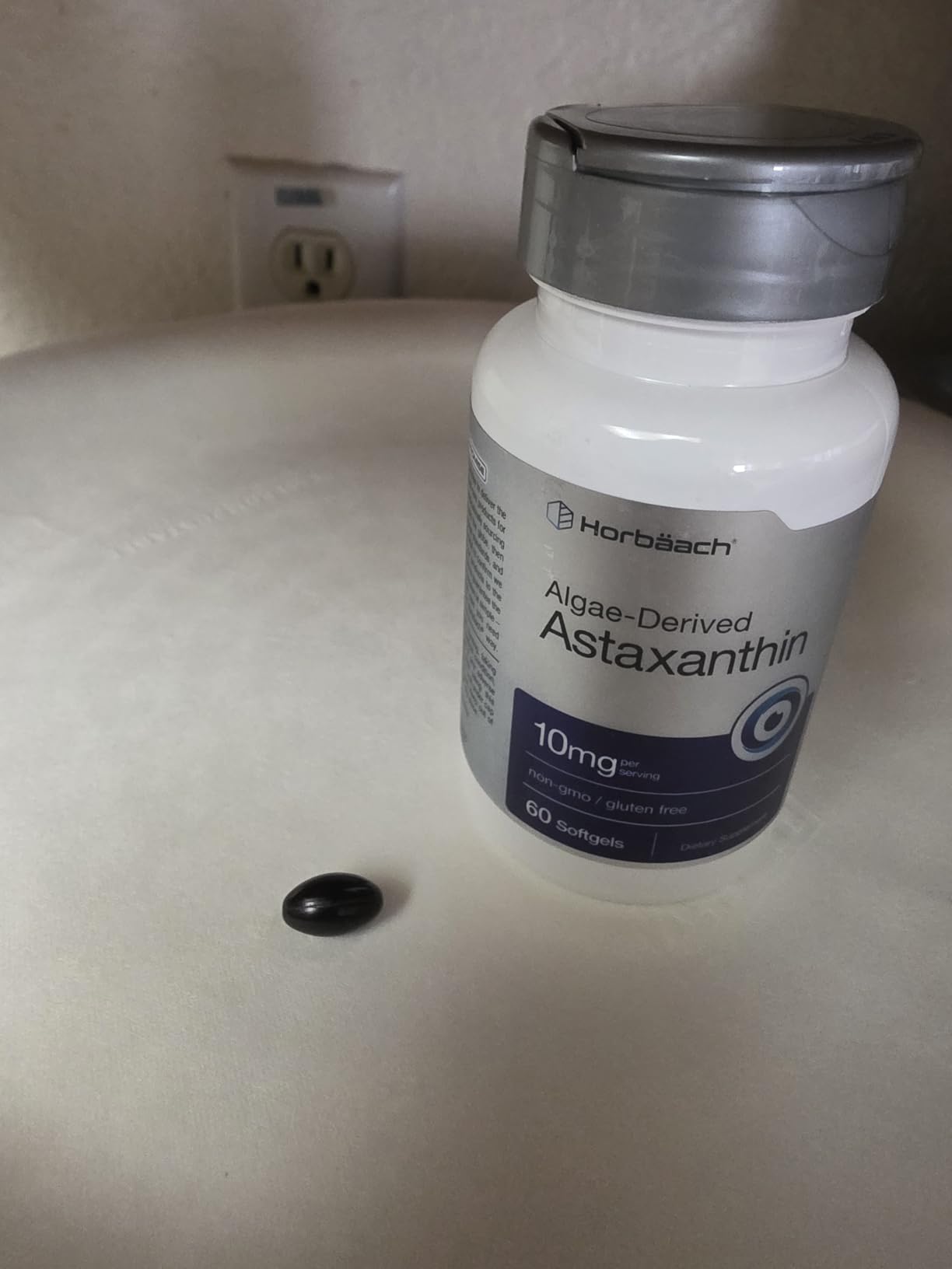 Horbach Astaxanthin Supplements | 10mg | 60 Softgels | Algae Derived Formula | Non-GMO, Gluten Free customer photo 1
