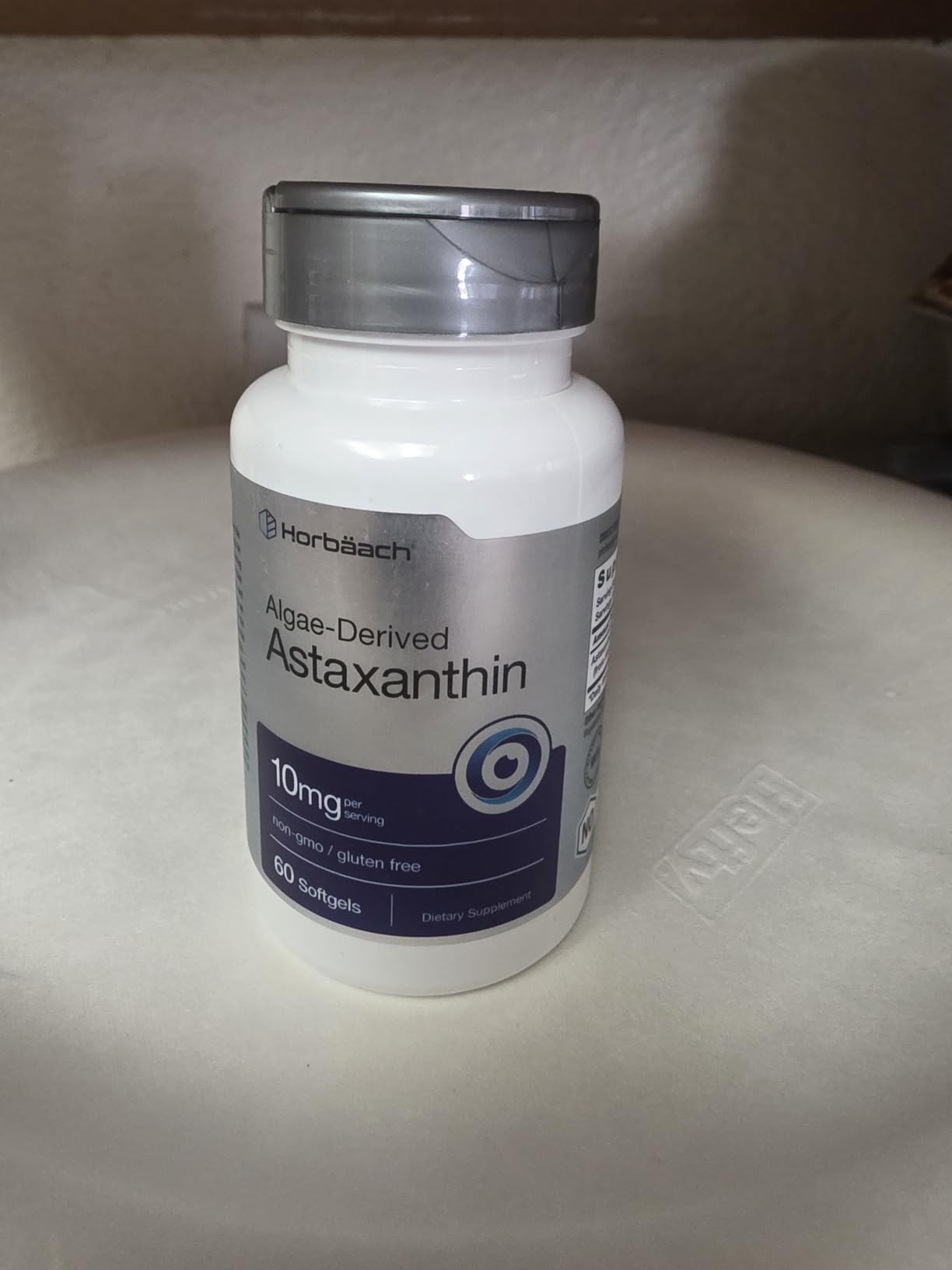 Horbach Astaxanthin Supplements | 10mg | 60 Softgels | Algae Derived Formula | Non-GMO, Gluten Free customer photo 2