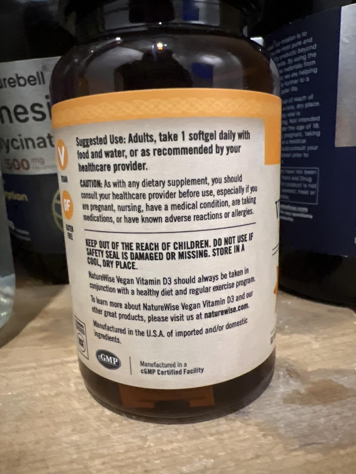 NatureWise Vegan Vitamin D3 5000iu (125 mcg) D3 from Lichen - Supports Immune, Muscle, Bone Health - High Absorption with Organic Cold-Pressed Olive Oil - Non-GMO - 60 Softgels customer photo 2