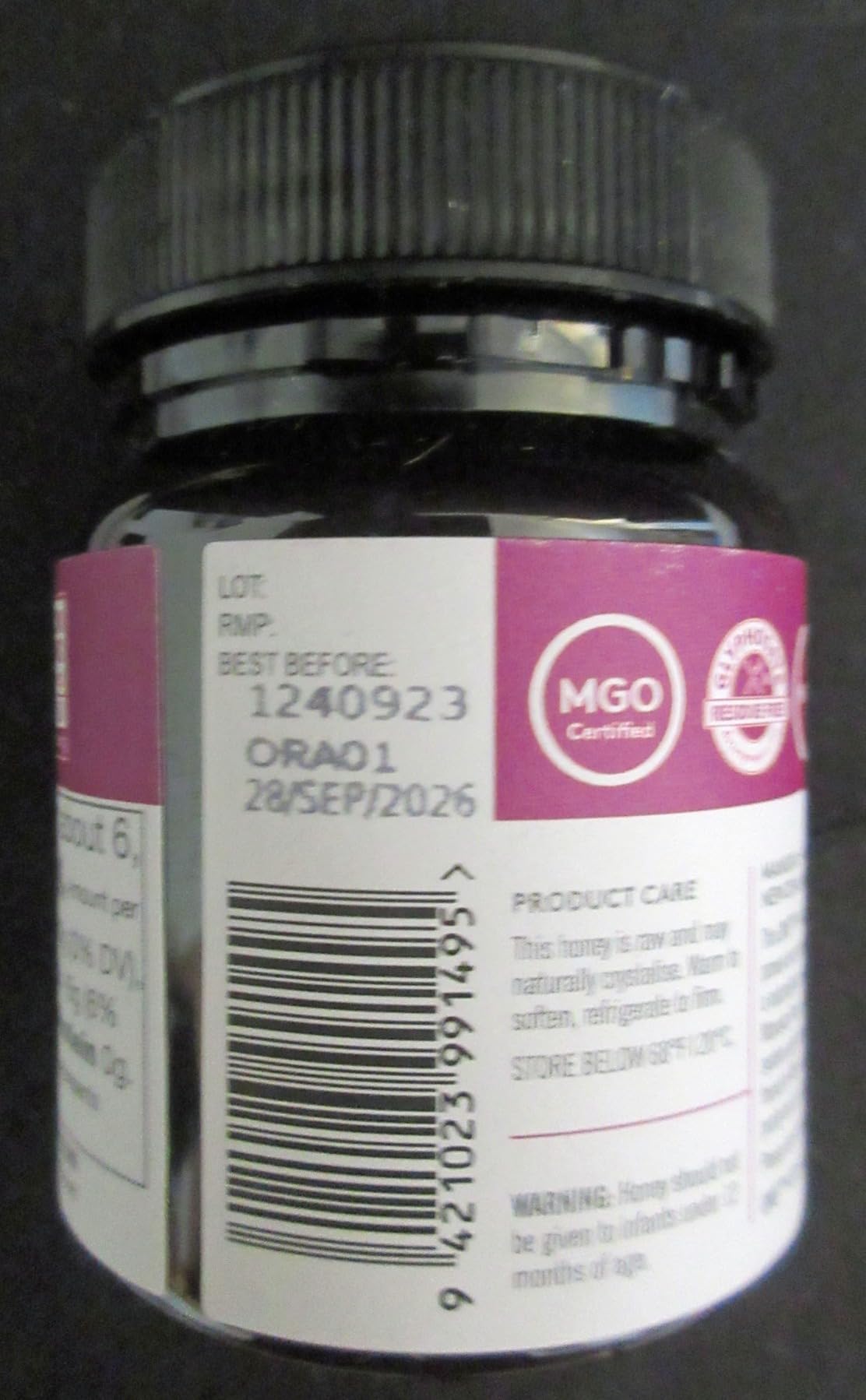 New Zealand Honey Co. Raw Manuka Honey UMF 24+ MGO 1122+ - 4.4oz Starter Size - Authentic New Zealand Sourced - Monofloral UMF Certified - 125g customer photo 2