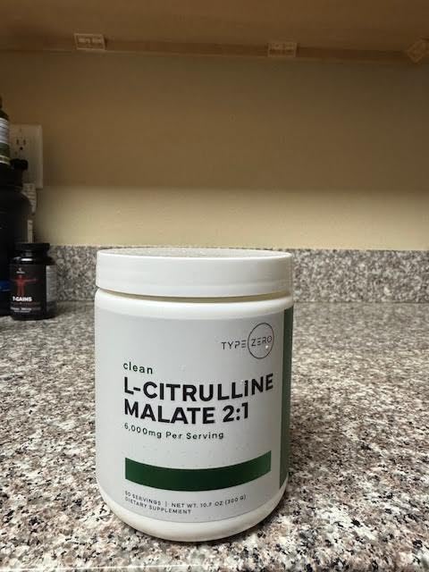Type Zero L-Citrulline Malate Powder 2:1 6X (300g | 6000mg Per Serving | Unflavored) Ultra Clean L Citrulline, Nitric Oxide Booster, Pre Workout - Nitrous Oxide Vasodilator Supplement customer photo 1