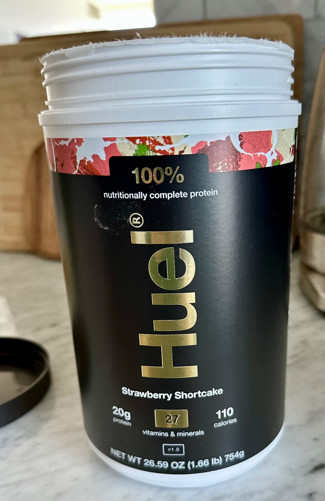 Huel Vegan Protein Powder | Strawberry | Complete Nutrition | 20g Protein Powder | 100% Plant-Based | 27 Vitamins & Minerals, Gluten Free, Non-GMO, Lactose Free | 26 Servings customer photo 2