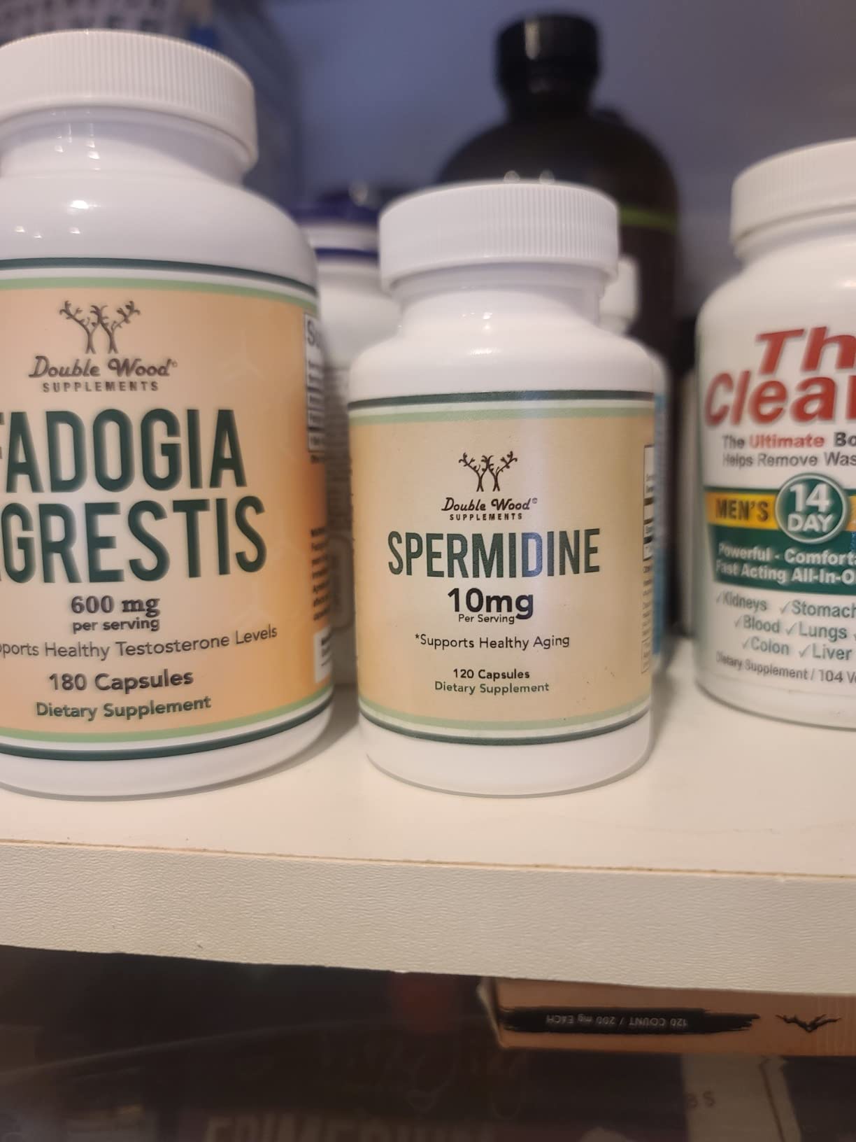 Spermidine Supplement (10mg of 99% Spermidine 3HCL - Third Party Tested) 120 Capsules - Over 100x More Potent Than Wheat Germ Extract for Cell Membrane, Telomere Health and Aging by Double Wood customer photo 2