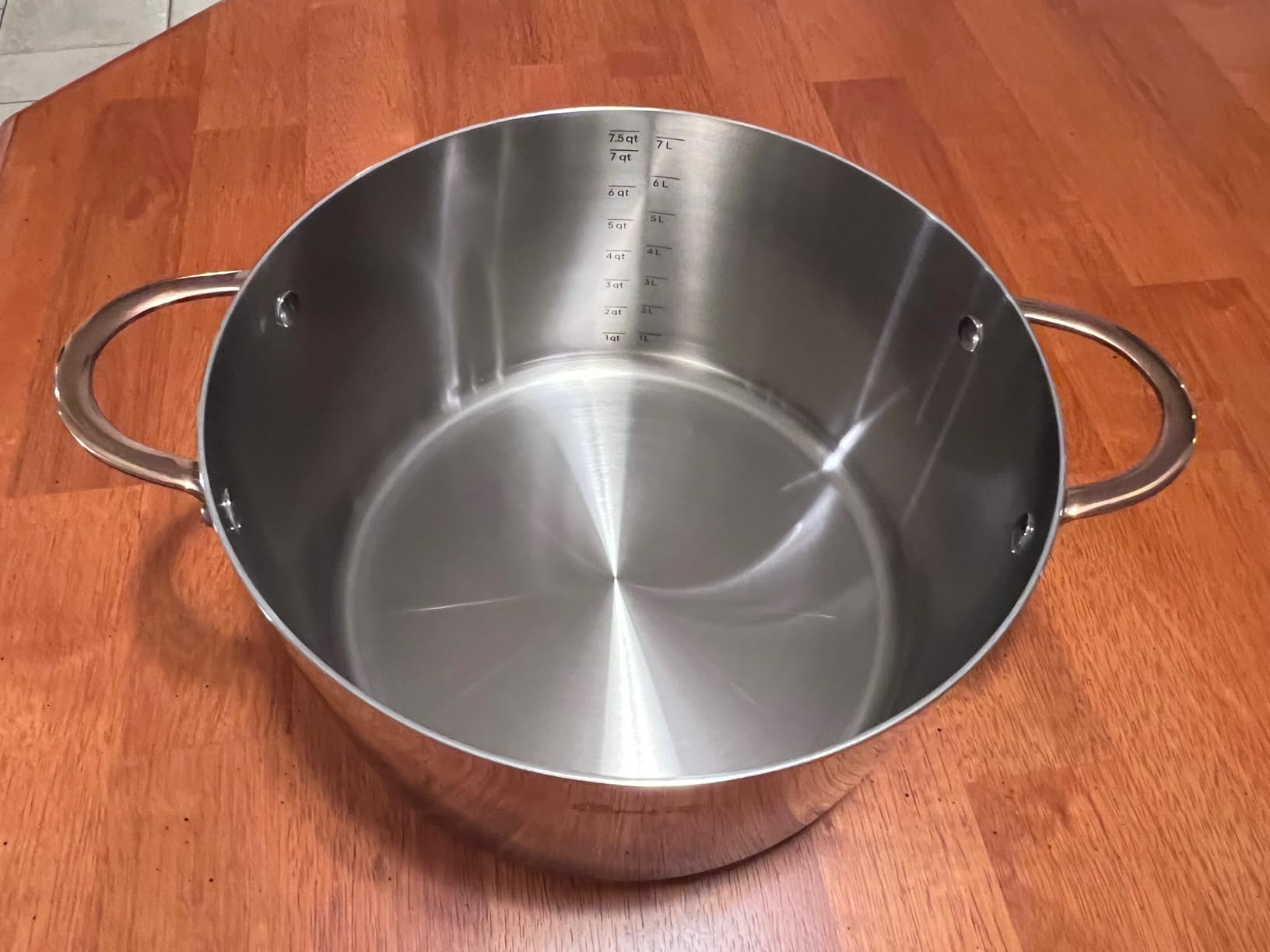 Ciwete 8 Quart Stock Pot, 3 Ply Whole Clad Stainless Steel Stock Pot, 8 QT Cooking Pot with Lid, Induction Pot for Cooking, 18/10 Stainless Steel Cookware Stockpots Oven, Gas and Dishwasher Safe customer photo 2