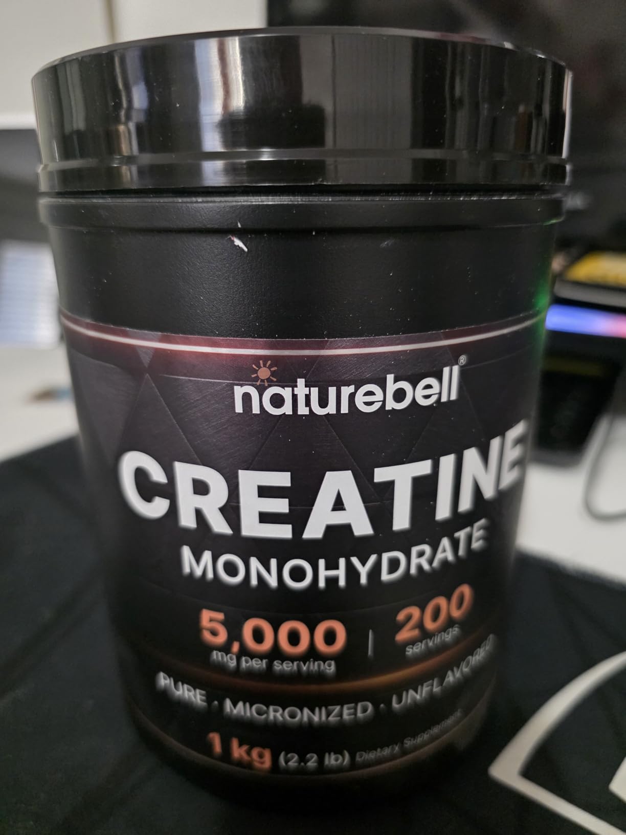 NatureBell Micronized Creatine Monohydrate Powder - 500g - 5000mg Creatine - Unflavored - Vegan, Keto Friendly - 3rd Party Tested customer photo 2
