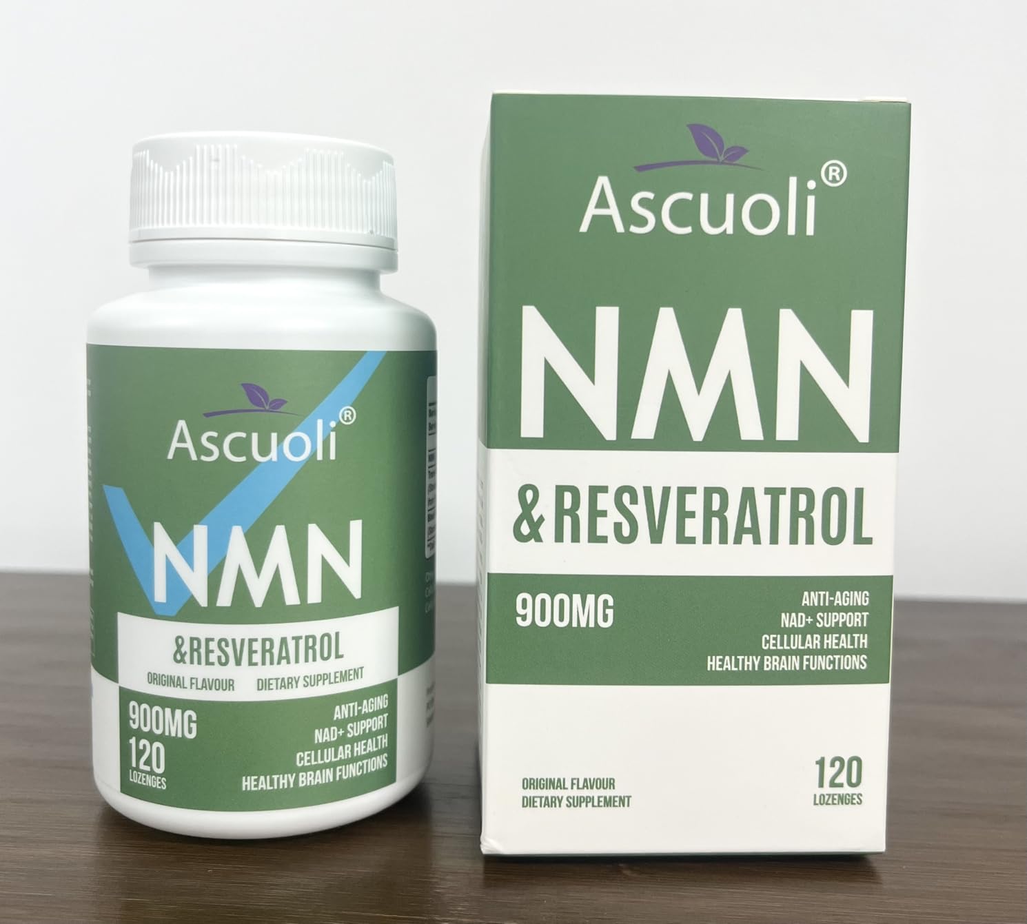 Sublingual NMN 500mg + Trans-Resveratrol 400mg, 3-in-1 Advanced Formula 99% Pure NMN Resveratrol Supplement for Boost NAD, Cell, Immune, Energy & Muscle, Anti-Aging, 120 Lozenges customer photo 1