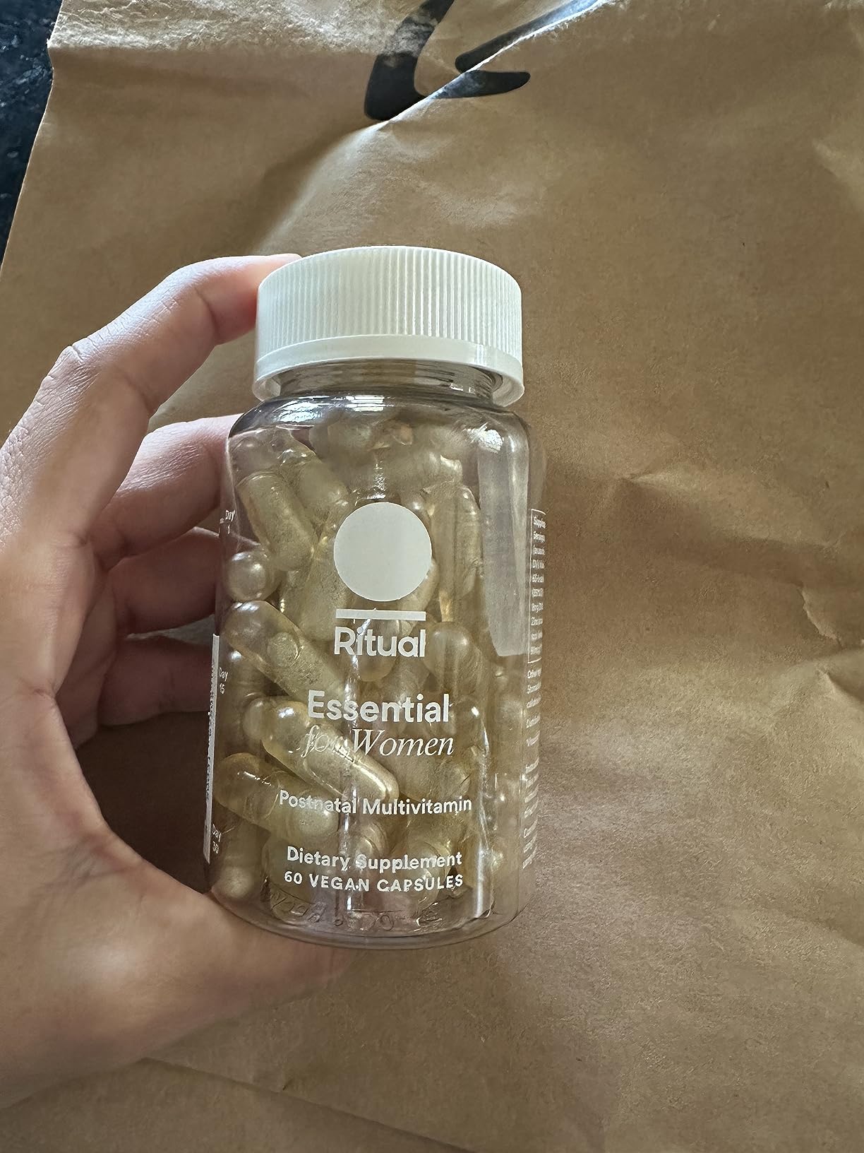 Ritual Postnatal Multivitamin for Women - Key Essential Vitamins and Minerals to Support Mom and Baby Postpartum and Throughout Lactation* - Choline, Omega-3 DHA - Mint - 60 Capsules - 30 Servings customer photo 2