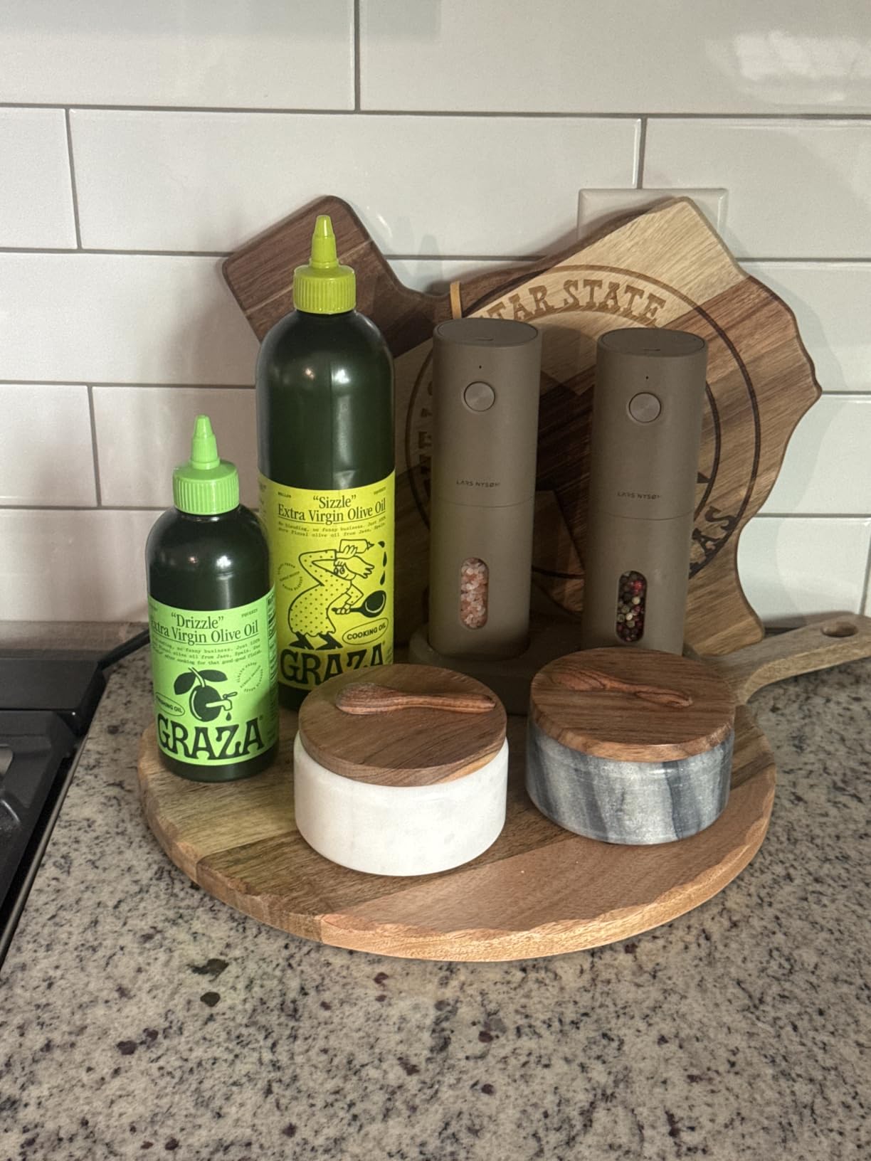 Graza Drizzle Extra Virgin Olive Oil, Finishing Oil - High Polyphenol Early Harvest EVOO Finishing Oil in a Squeeze Bottle - Single Origin Olive Oils from Spain - 16.9 Fl Oz (500ml) customer photo 2