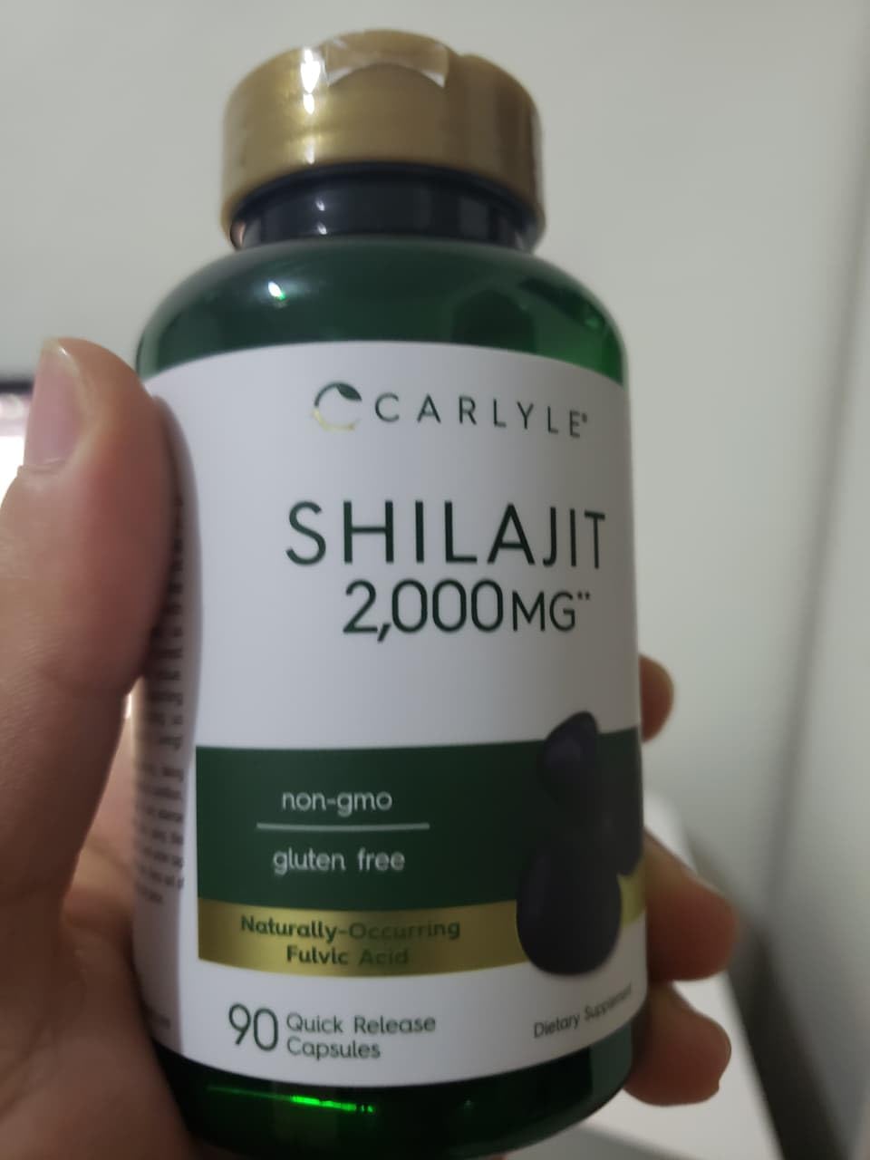 Carlyle Shilajit Capsules | 90 Count | Non-GMO and Gluten Free Supplement customer photo 1