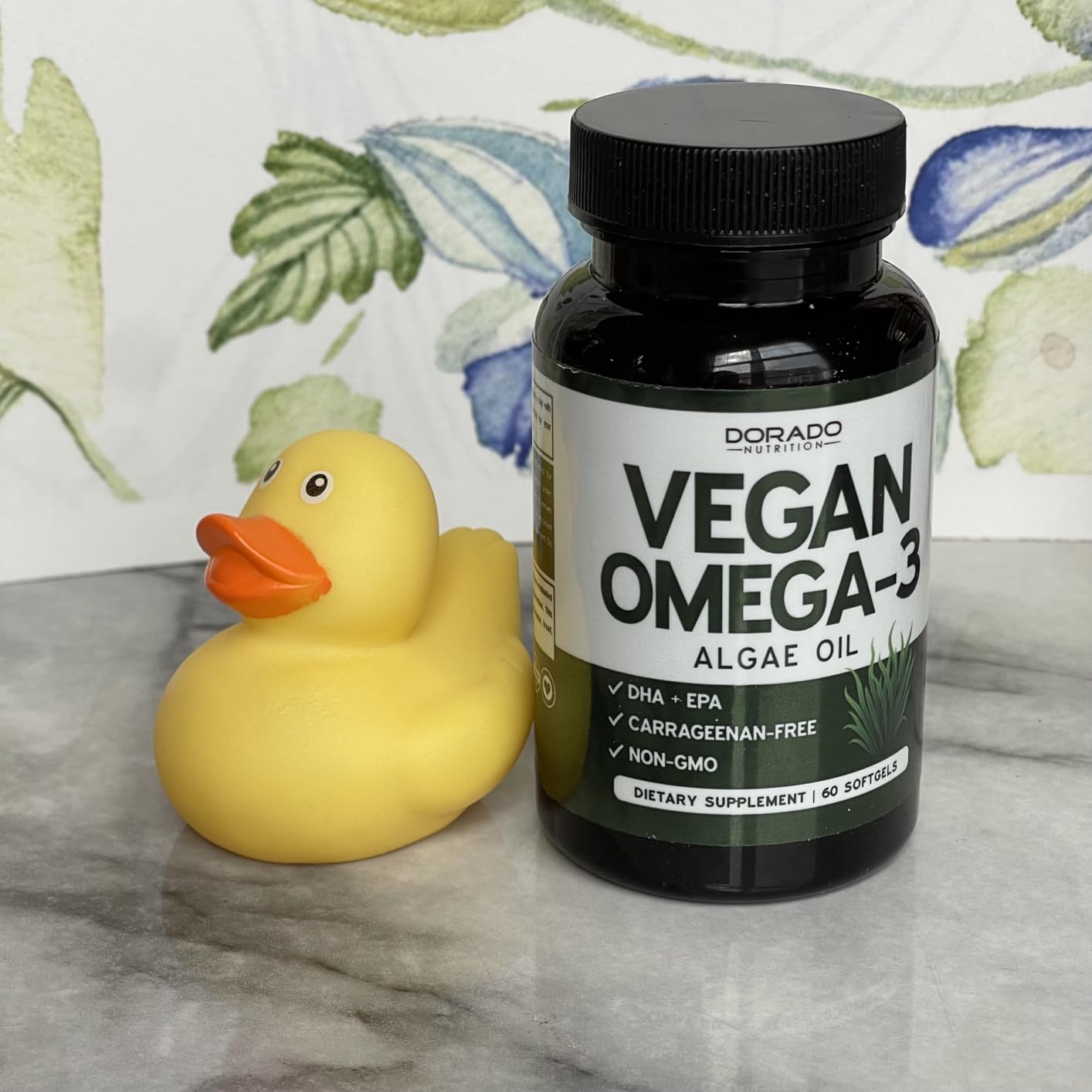 Carlyle Vegan Omega 3 Supplement | 1290 mg | 60 Softgels | Plant Based | Non-GMO & Gluten Free | from Algae Oil customer photo 1