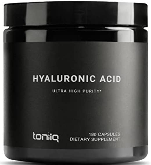 Toniiq Hyaluronic Acid Supplements - Lab Tested 95% Ultra High Purity - Fermented and Bioavailable with Vitamin C - Third Party Lab Tested - 360 Capsules customer photo 2