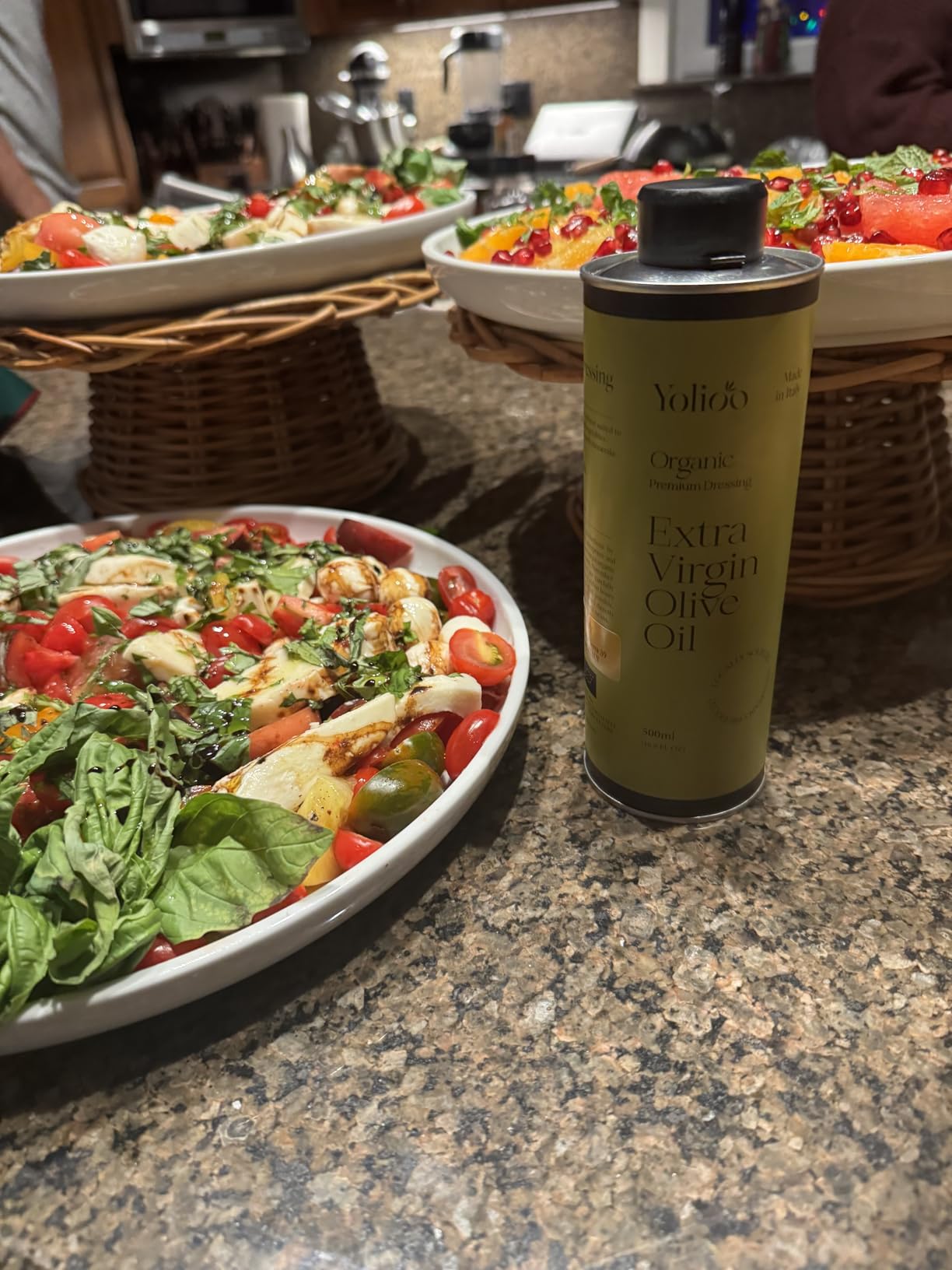 100% EVOO | Italian Organic Olive Oil Extra Virgin Cold Pressed | Very High Polyphenol Rich Early Harvest from Tuscany | Premium Pure Olive Oil (25.4oz) customer photo 1