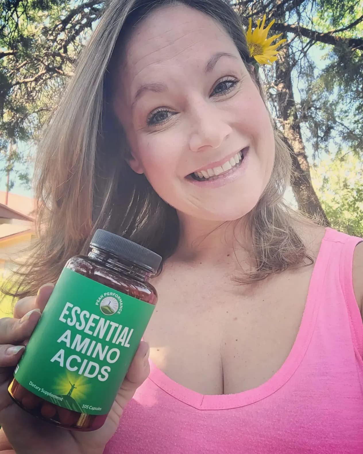 All 9 Essential Amino Acids Supplement. Capsules with 3X More Leucine for Muscle Recovery, Growth. EAA Supplement Better Than BCAA / BCAAS Branched Chain Aminos Acid. USA Tested EAAs for Men + Women customer photo 1