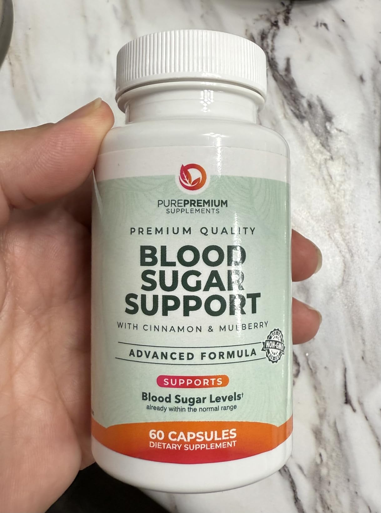 Snap Supplements Blood Sugar Blend with Berberine, CoQ10, Cinnamon, and Gymnema to Support Already Healthy Blood Sugar, Metabolic Health and Energy, Sugar Free, 60 Capsules (Packaging May Vary) customer photo 2