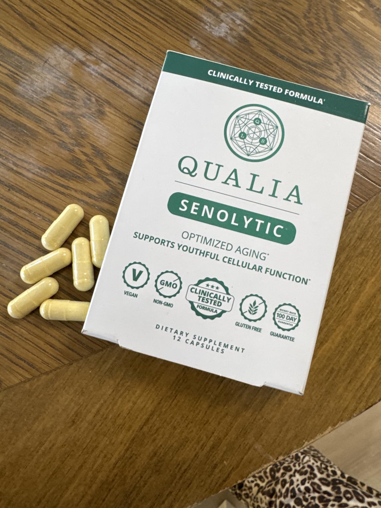 QUALIA LIFE SCIENCES Senolytic Supplement, Fisetin, Quercetin, Piperlongumin & More, Aging Supplement - Supports Optimal Cell Repair & Rejuvenation, Naturally Eliminate Zombie Cells, 1 Month Supply customer photo 1