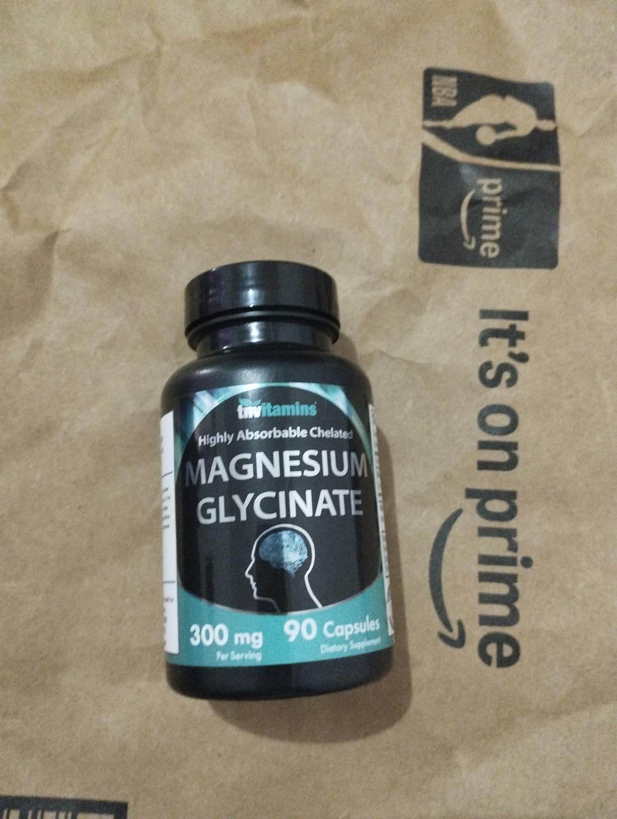 TNVitamins Magnesium Glycinate 300mg, 90 Capsules | High Absorption Chelated Magnesium for Sleep, Calm & Muscle Support | Non-GMO, Gentle, Non-Laxative customer photo 2