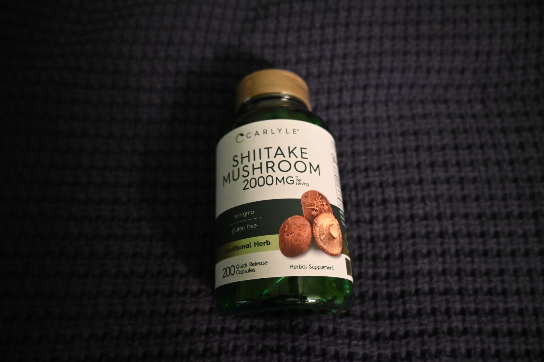 Carlyle Shiitake Mushroom Extract | 200 Capsules | Non-GMO, Gluten Free customer photo 1