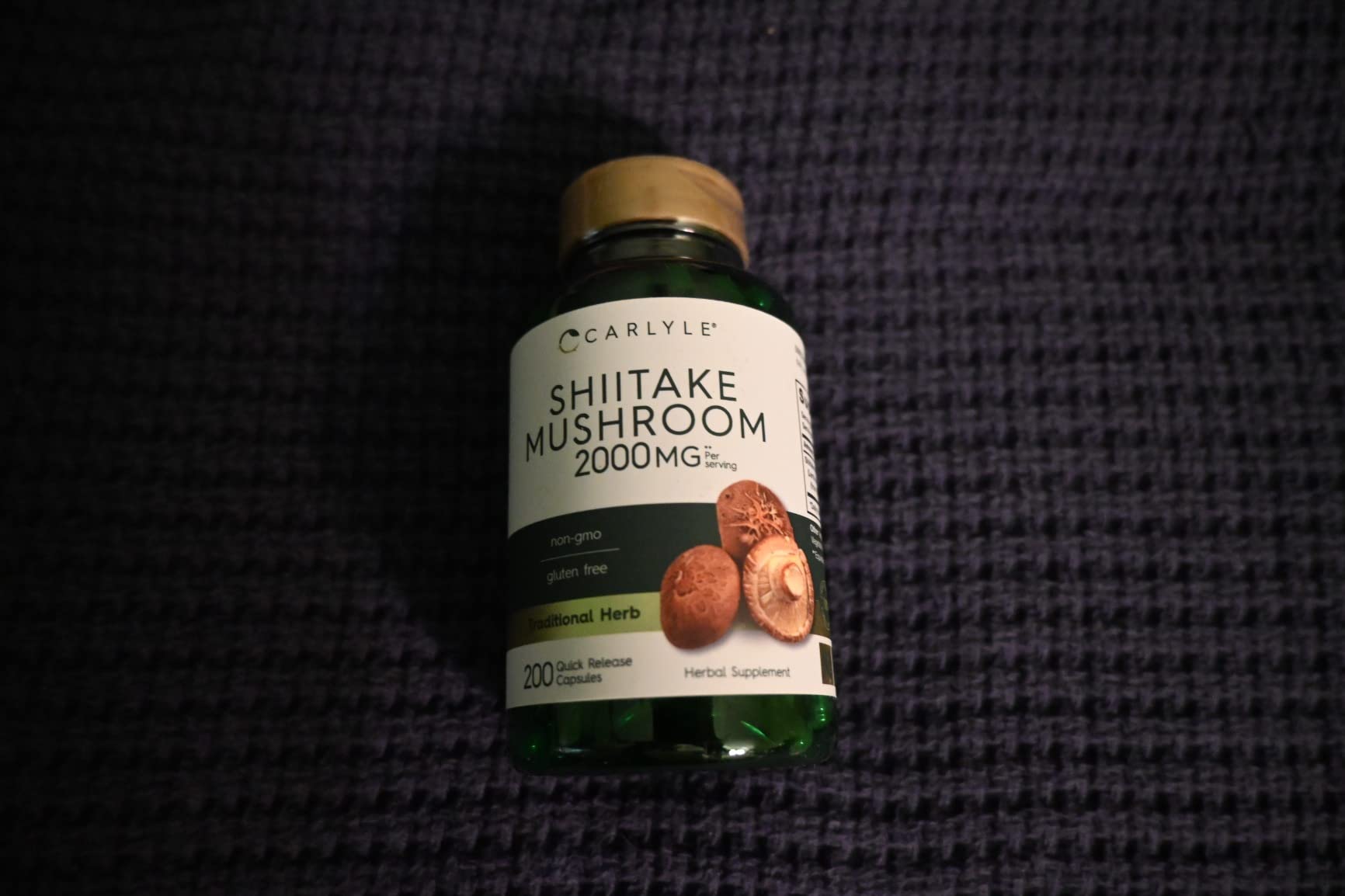 Carlyle Shiitake Mushroom Extract | 200 Capsules | Non-GMO, Gluten Free customer photo 2