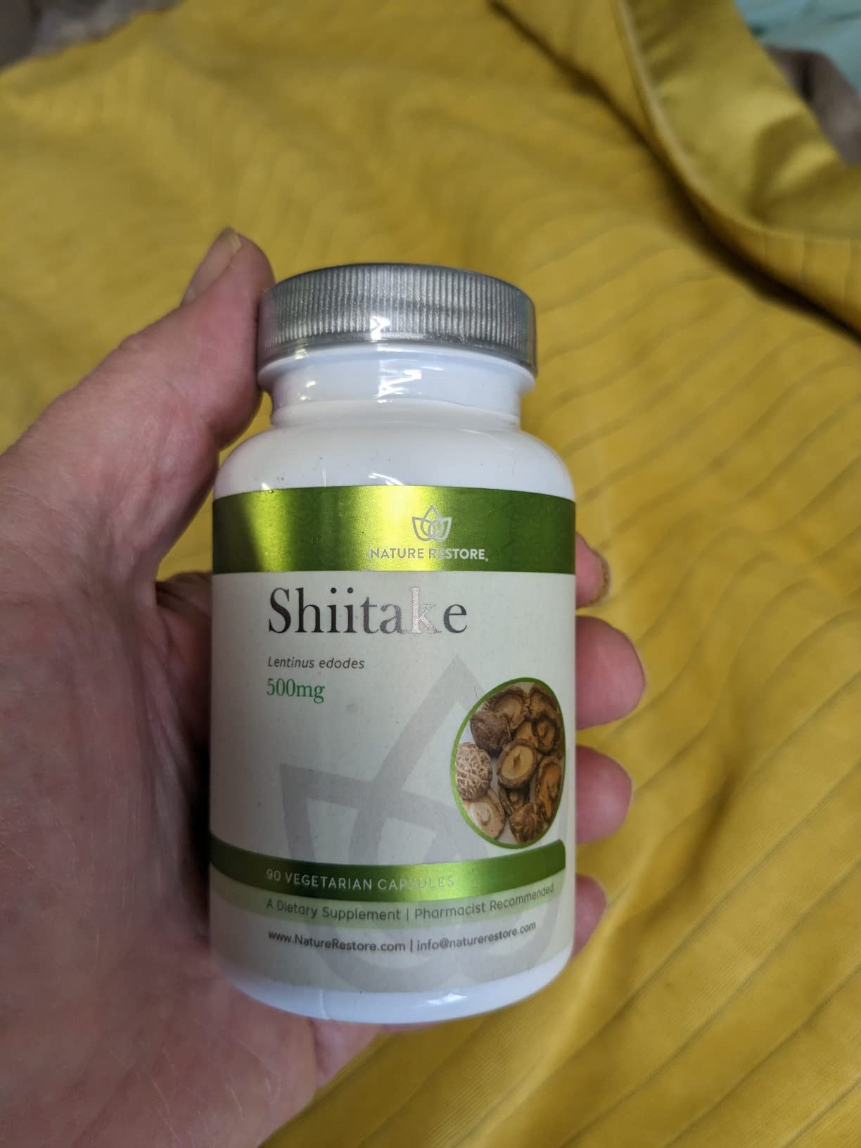 Nature Restore Shiitake Mushroom Extract Supplement, 90 Capsules, High 30% Polysaccharide Concentration, Non-GMO, Gluten Free customer photo 2