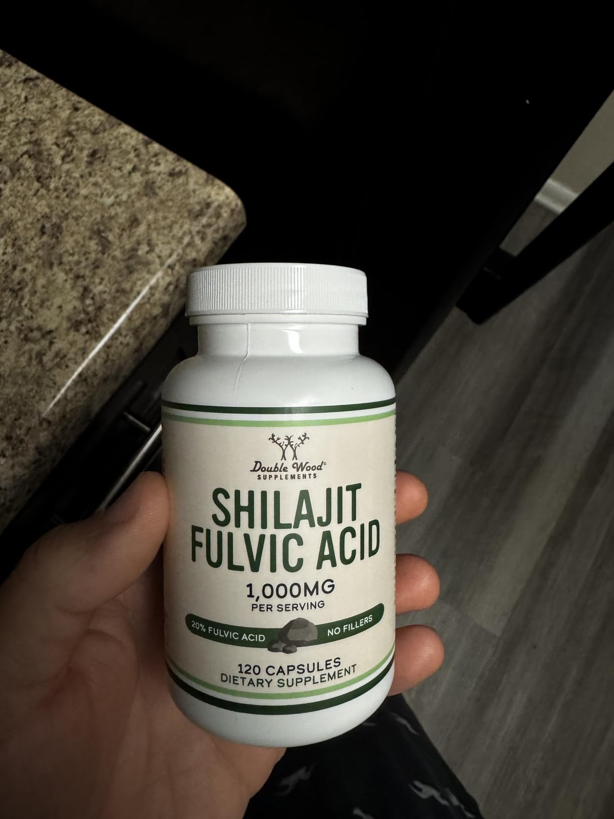 Shilajit Pure Himalayan Capsules (20% Fulvic Acid Supplement) 1,000mg of Authentic Shilajit Extract per Serving, 120 Count (High in Trace Minerals, No Fillers) by Double Wood customer photo 1