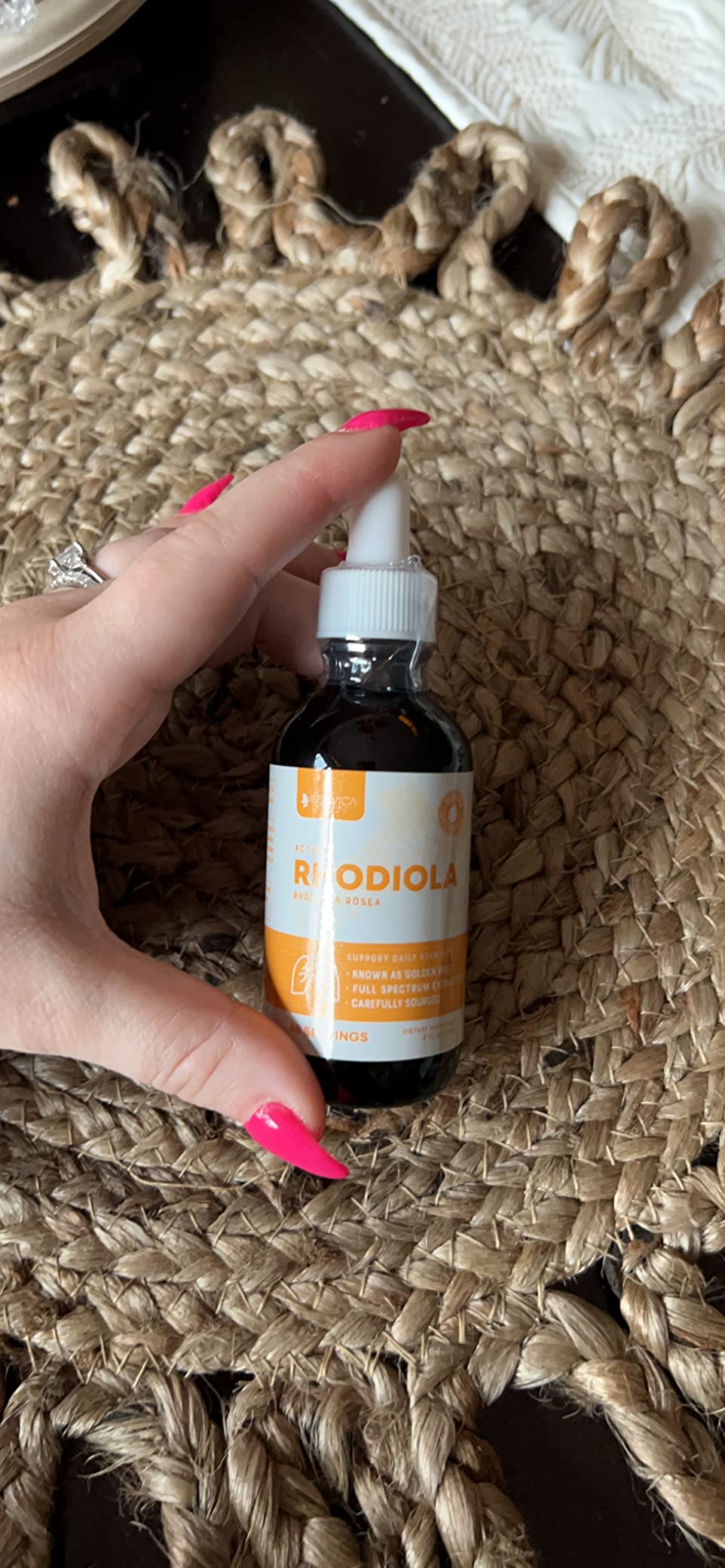 Active Rhodiola - Rhodiola Root Extract with Natural Occuring Rosavins, Liquid Delivery for Better Absorption - Supports Energy Levels and Stress Relief customer photo 2