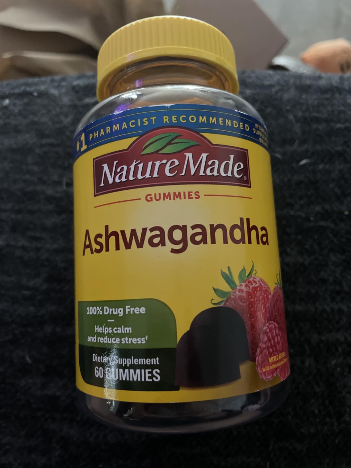 Nature Made Ashwagandha Gummies, Vegan, KSM 66 Ashwagandha Supplement for Stress Support, 60 Count, 30-Day Supply customer photo 2