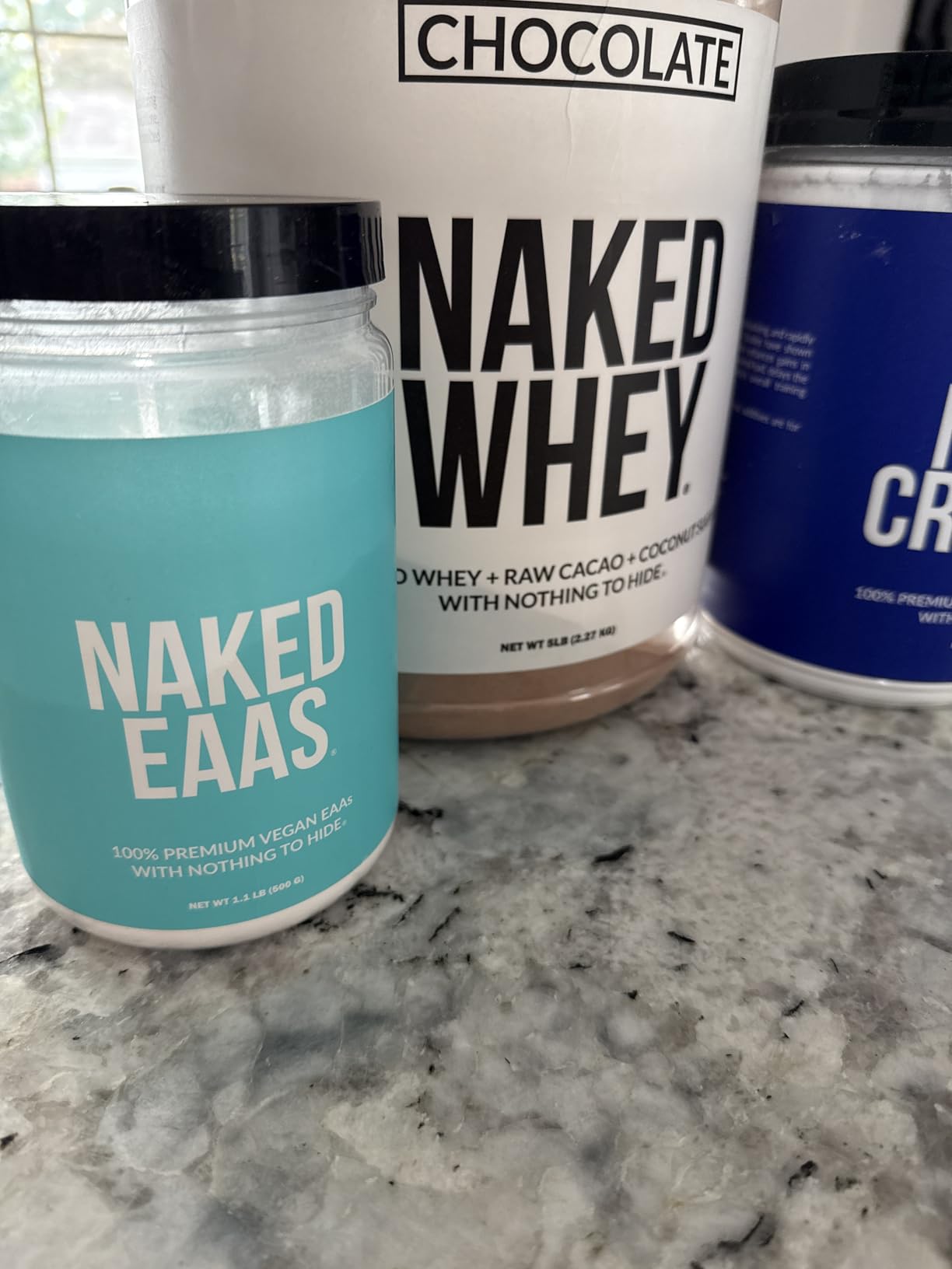NAKED EAAs Amino Acids Powder - 50 Servings - Vegan Unflavored Essential Amino Acids 500 Grams - Instantized All Natural EAAs Powder Supplement customer photo 2