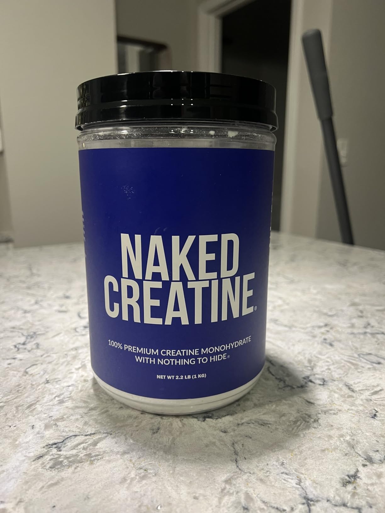 NAKED Pure Micronized Creatine Monohydrate Powder - NSF Certified, Unflavored, 500g, 1.1lb Bulk - Vegan, Non-GMO, Gluten-Free, No Fillers - 100 Servings customer photo 1