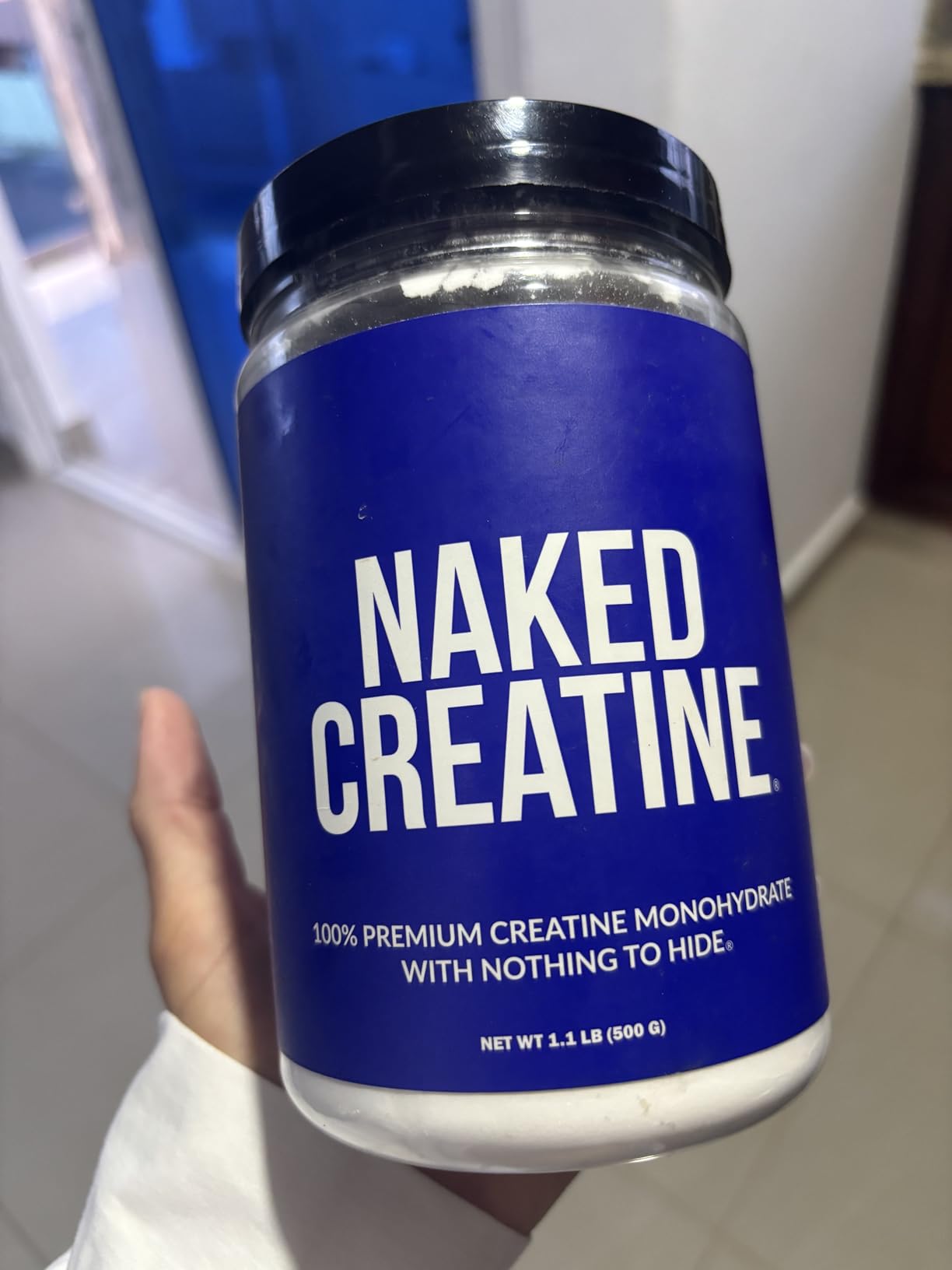 NAKED Pure Micronized Creatine Monohydrate Powder - NSF Certified, Unflavored, 500g, 1.1lb Bulk - Vegan, Non-GMO, Gluten-Free, No Fillers - 100 Servings customer photo 2