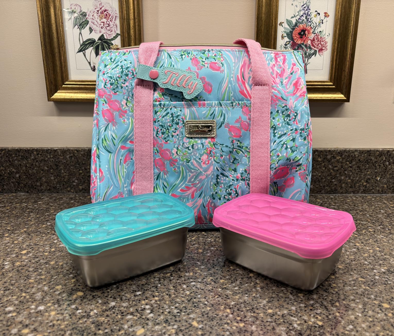 Tanjiae 3 CUP+1 CUP Stainless Steel Lunch Snack Containers Set | Leak Proof 304 Stainless Steel Food Containers with Silicone Lids - Perfect Metal Lunch Box for School and Daycare (25oz+8oz*2) customer photo 2