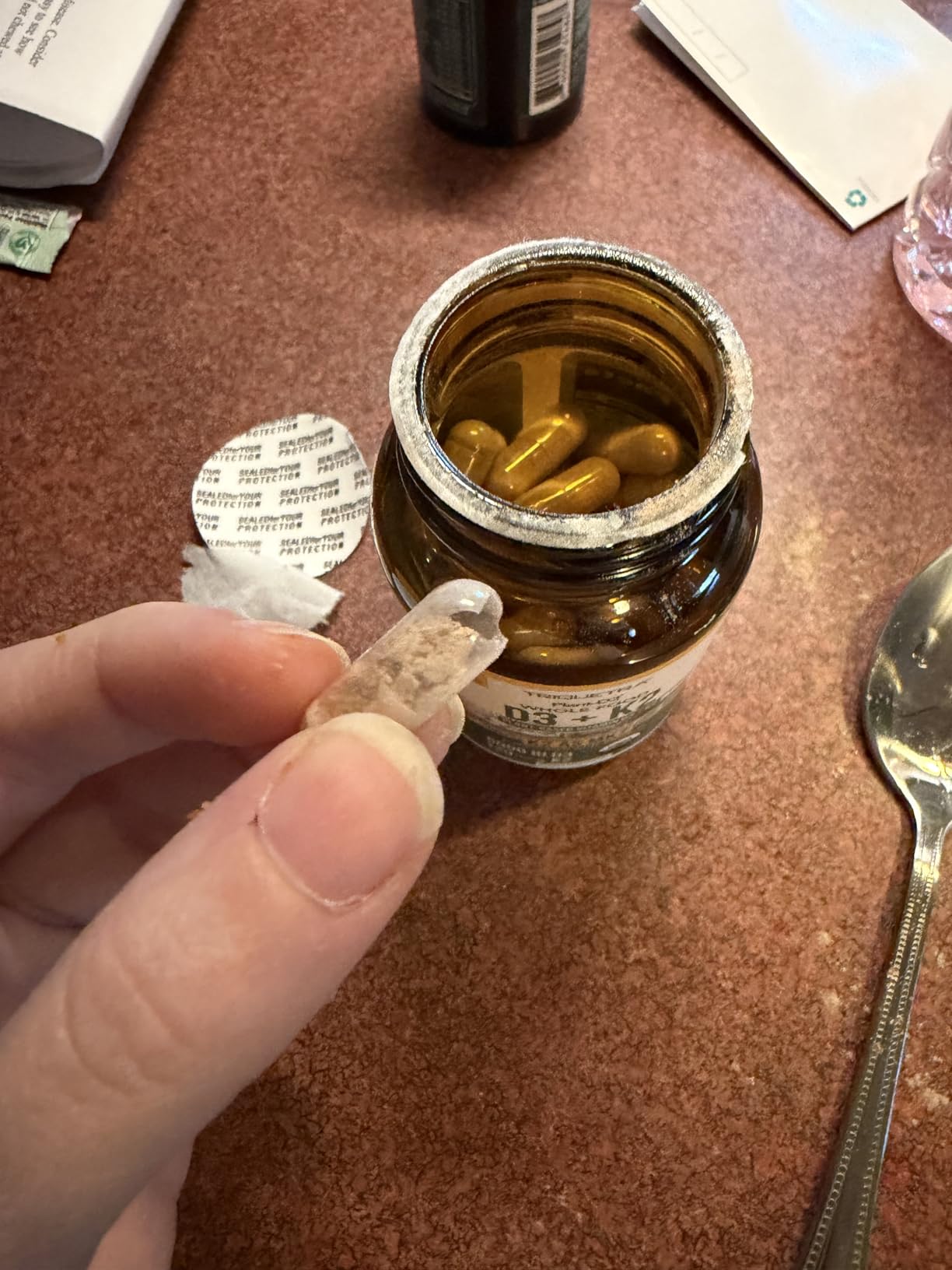 Organic Plant D3 + K2 | 5000 iu D3 + 120 mcg K2 as All-Trans MK7 from MenaQ7 - 100% Whole Food, Raw & Vegan | Enhanced Digestion with Prebiotic & Superfood Complex - D3 from Organic Algae (60 Count) customer photo 1