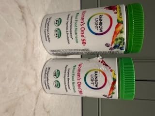 Rainbow Light Womens One + Multivitamin 50 Plus | 90 Caplets | Supports Menopause | Real Food Nutrients, Digestive Enzymes & Probiotics customer photo 1